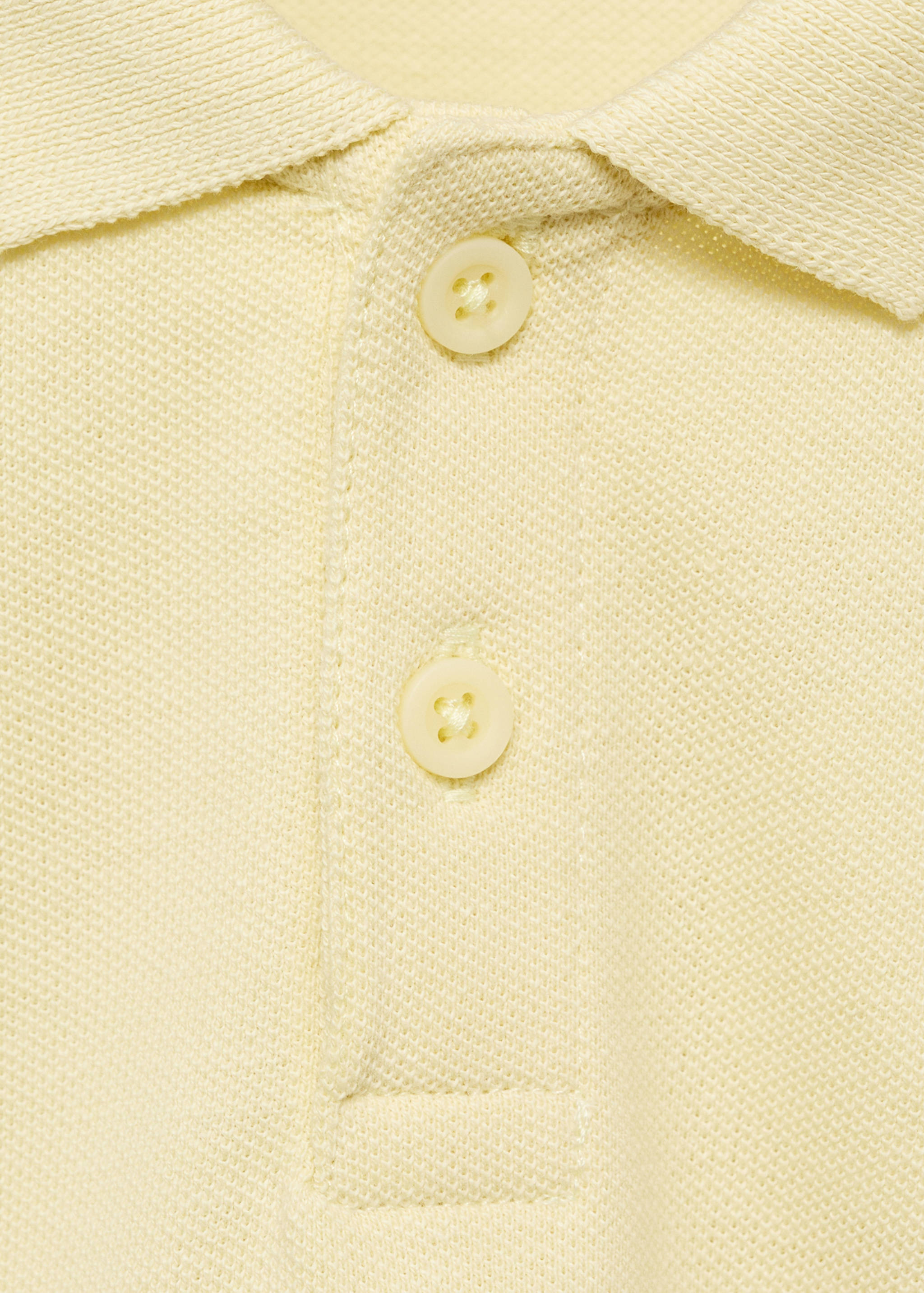 Kurzärmliges Strick-Poloshirt - Detail des Artikels 8