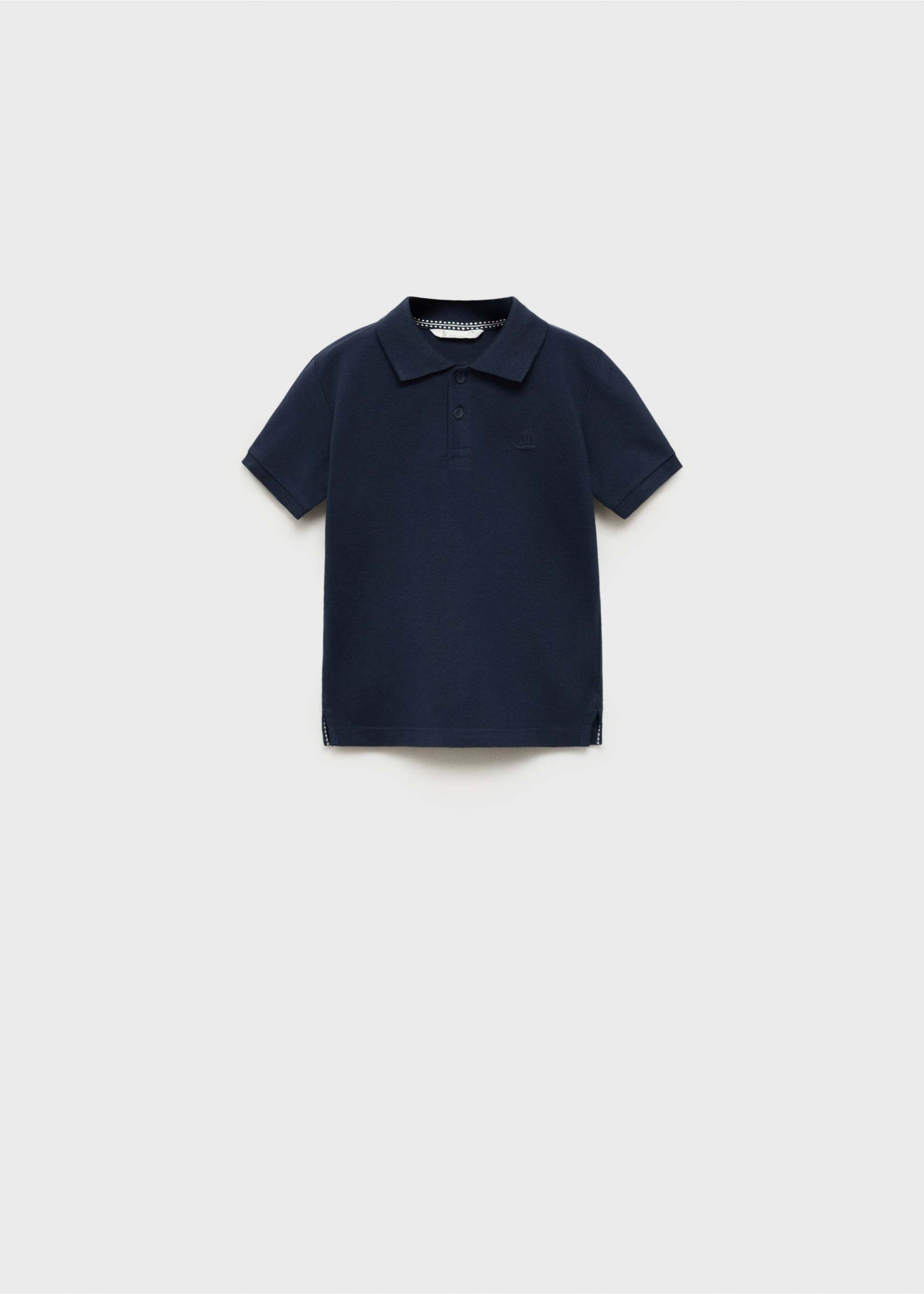 Polo maille manches courtes - Article sans modèle, Bleu marine foncé. Ref: 87084390-00.