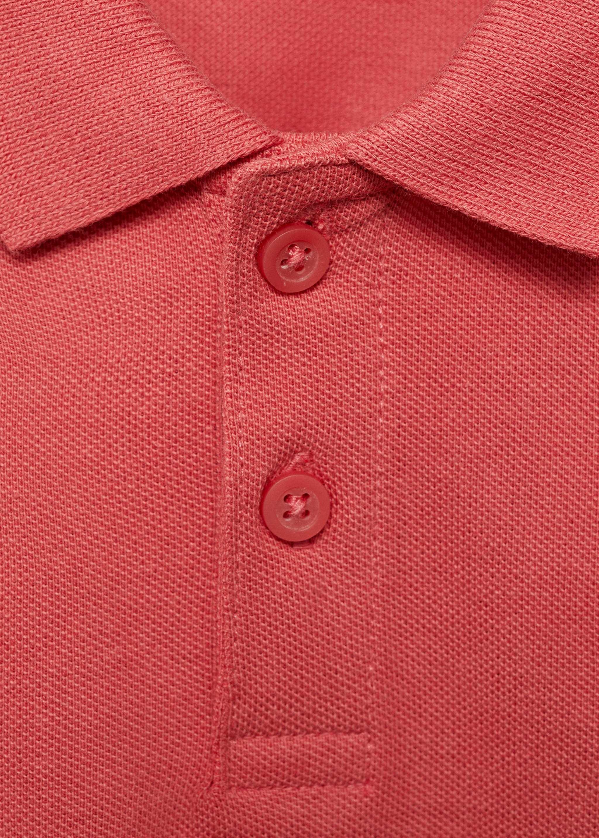 Short-sleeve knitted polo shirt - Details of the article 0