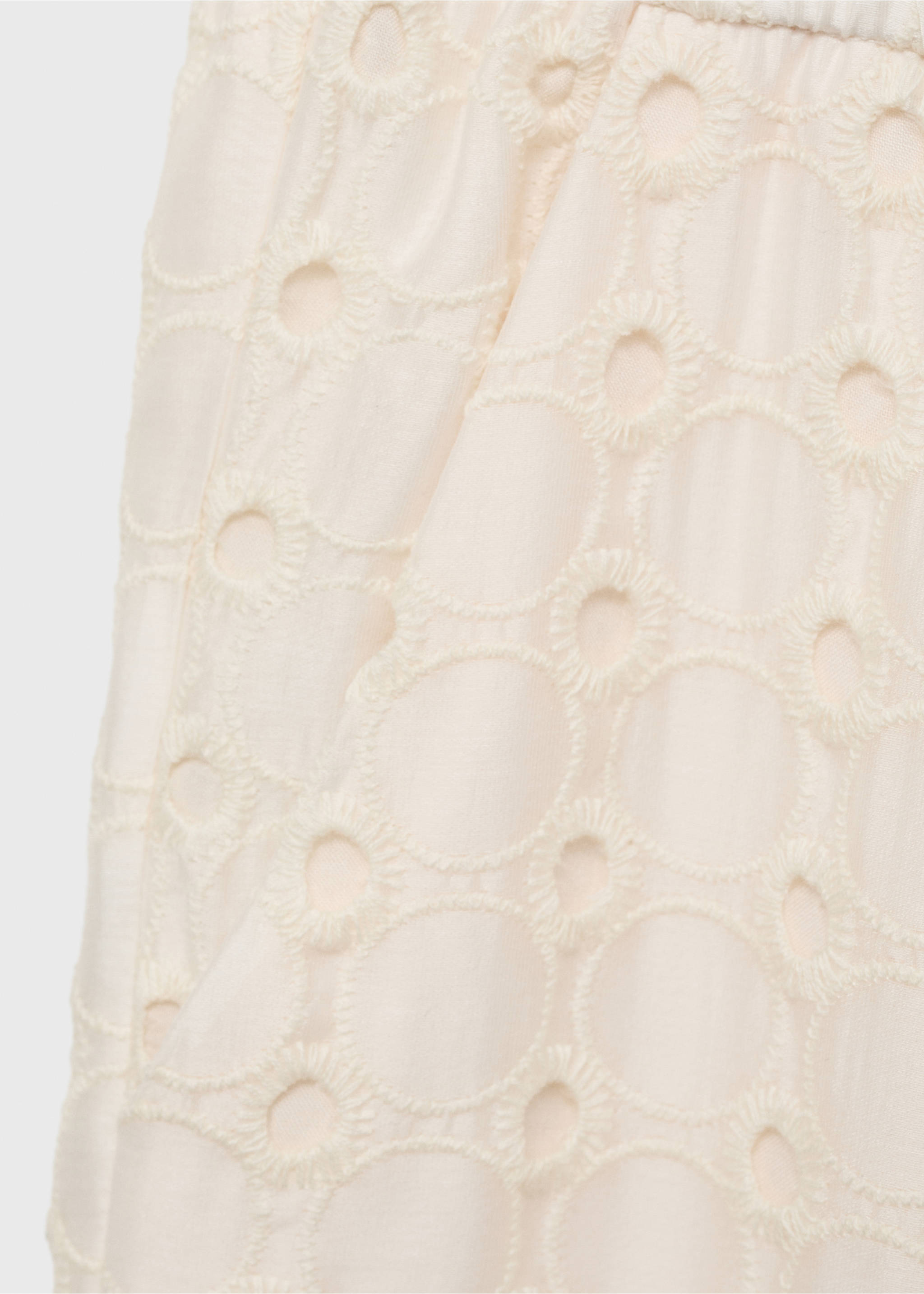 Culotte mit Broderie Anglaise - Detail des Artikels 8, Ecru. Ref: 87084393-00.
