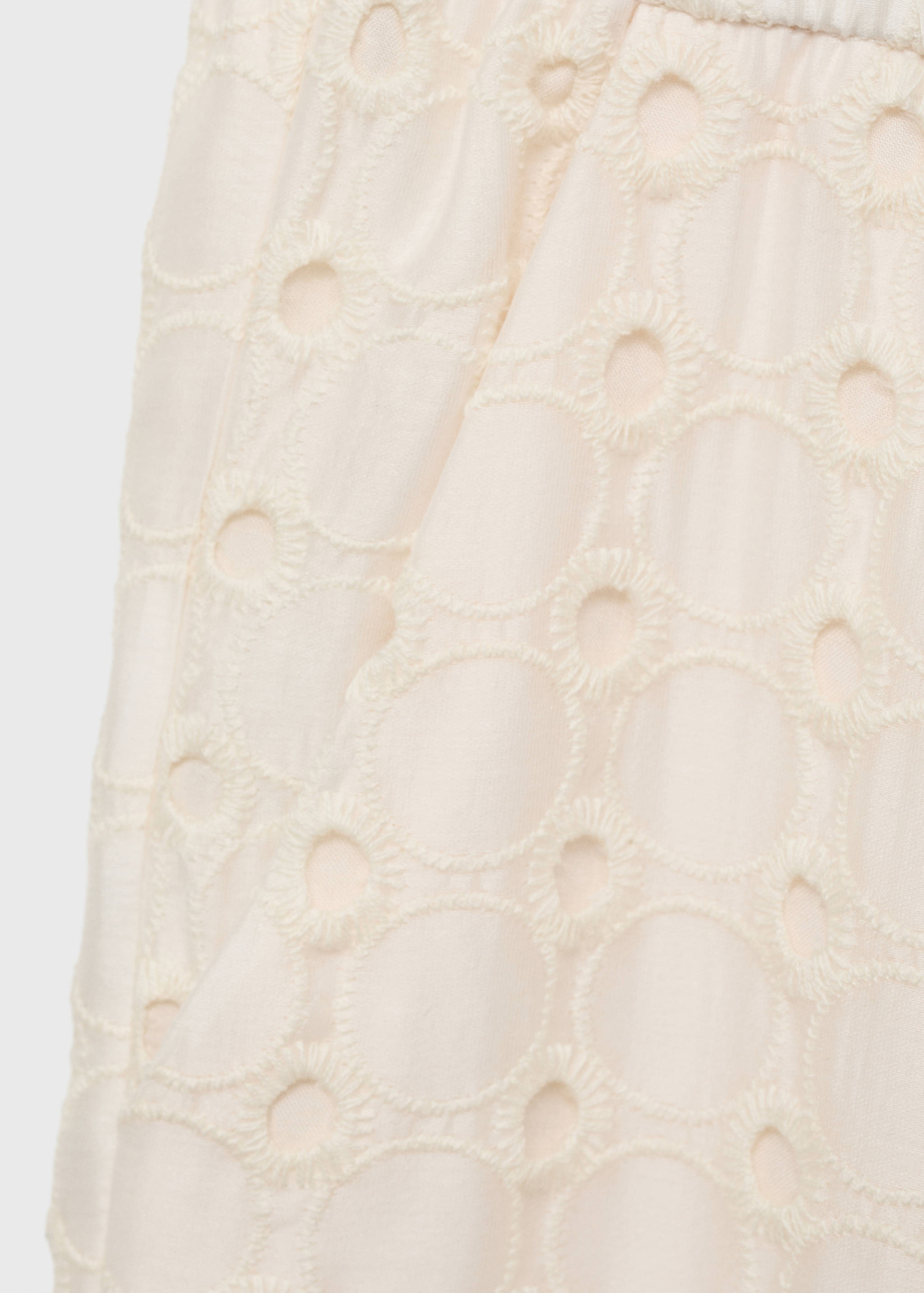 Swiss embroidered culotte trousers - Details of the article 8