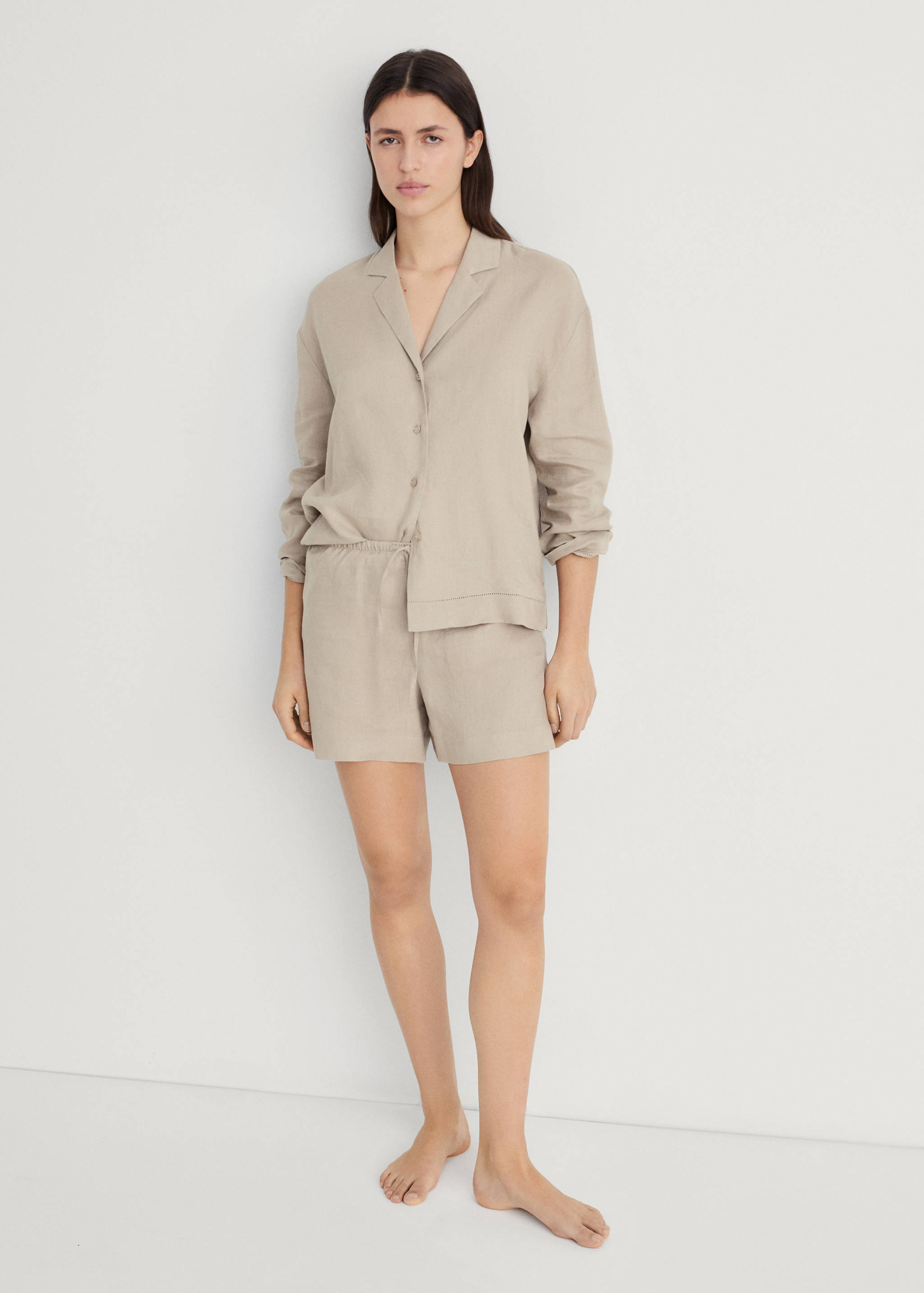 Leinen-Shorts - Allgemeine Ansicht