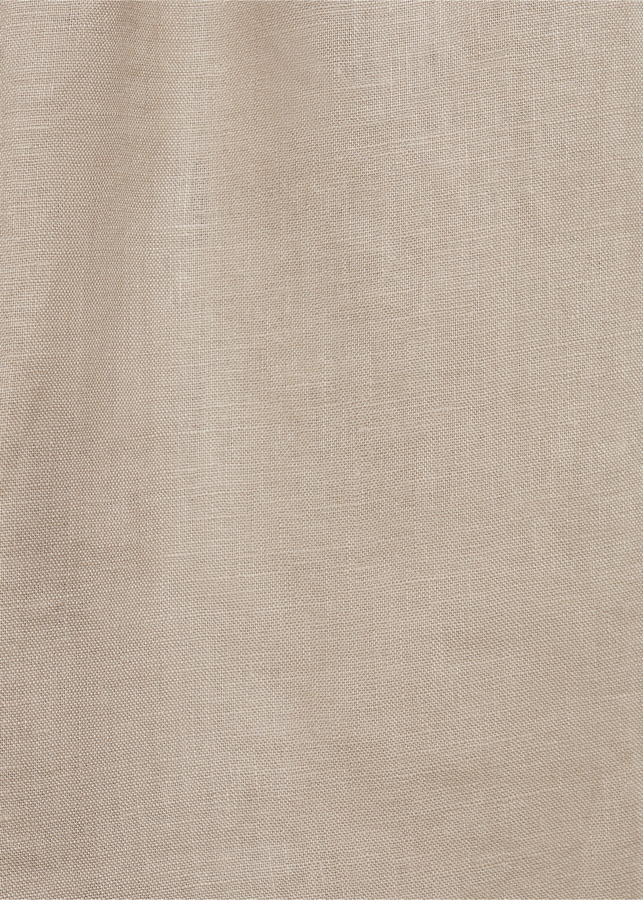 Leinen-Shorts - Detail des Artikels 0, Sandfarben. Ref: 87084403-00.