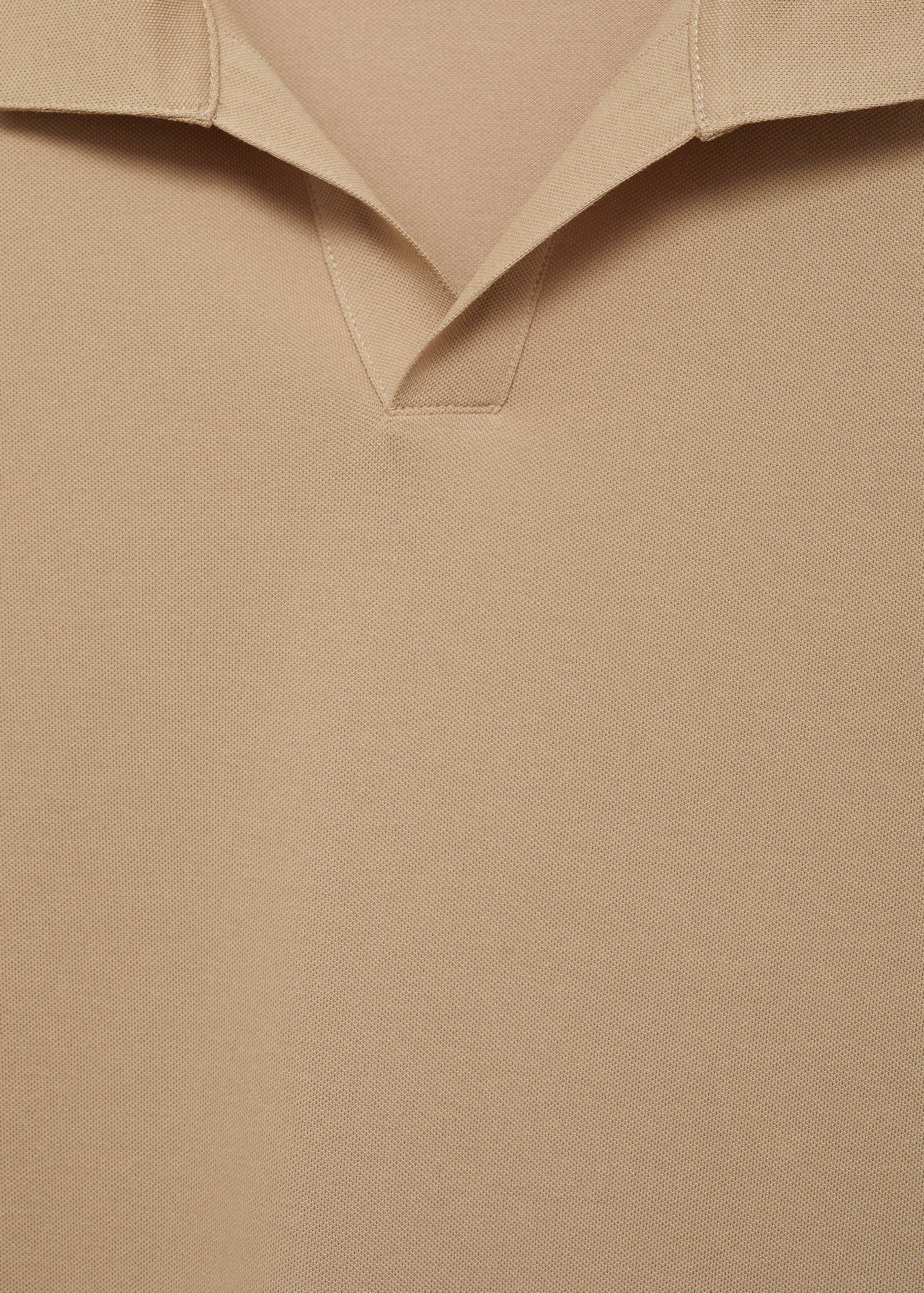 Slim-fit cotton-piqué polo shirt - Details of the article 8