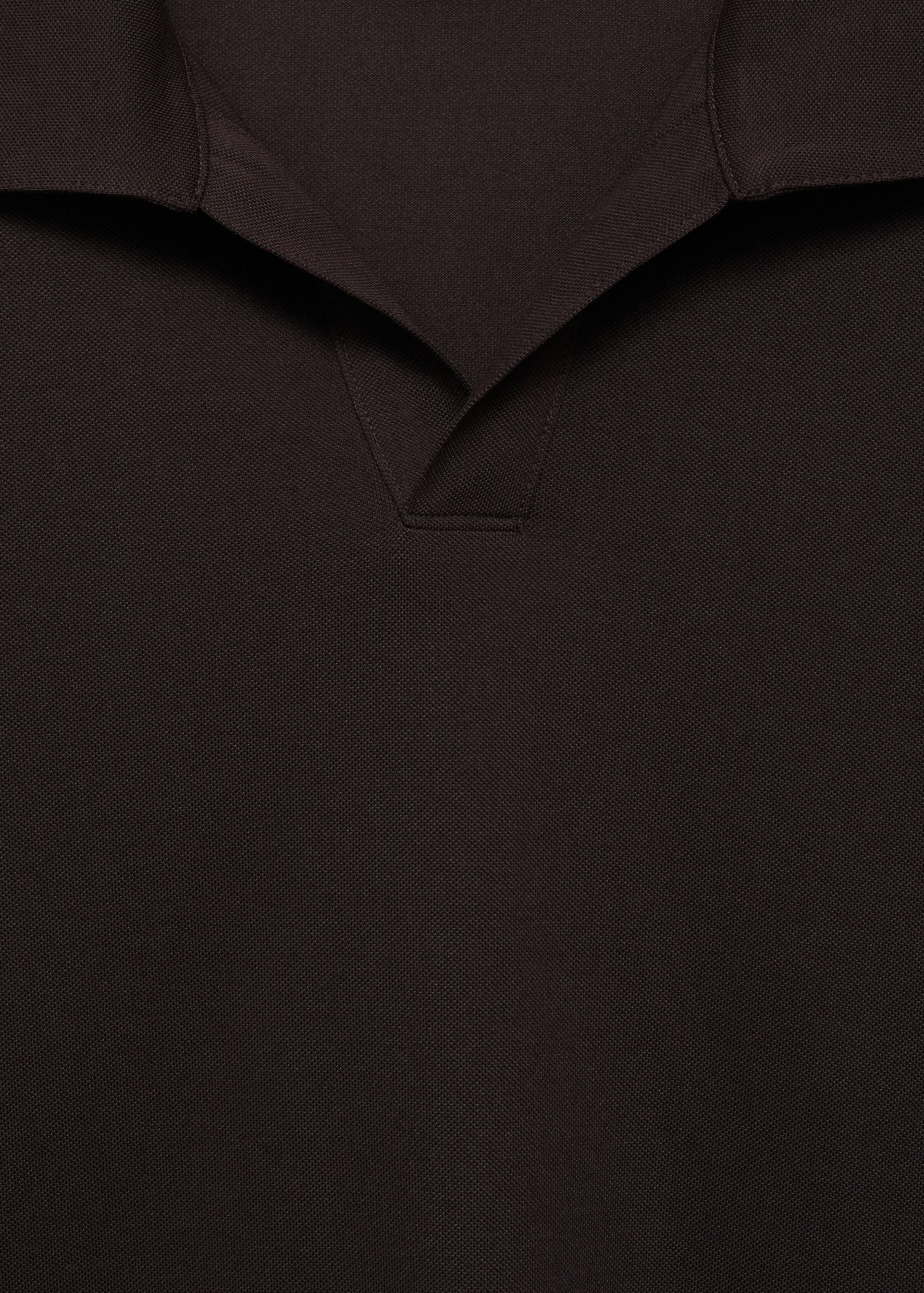 Slim-fit cotton-piqué polo shirt - Details of the article 8