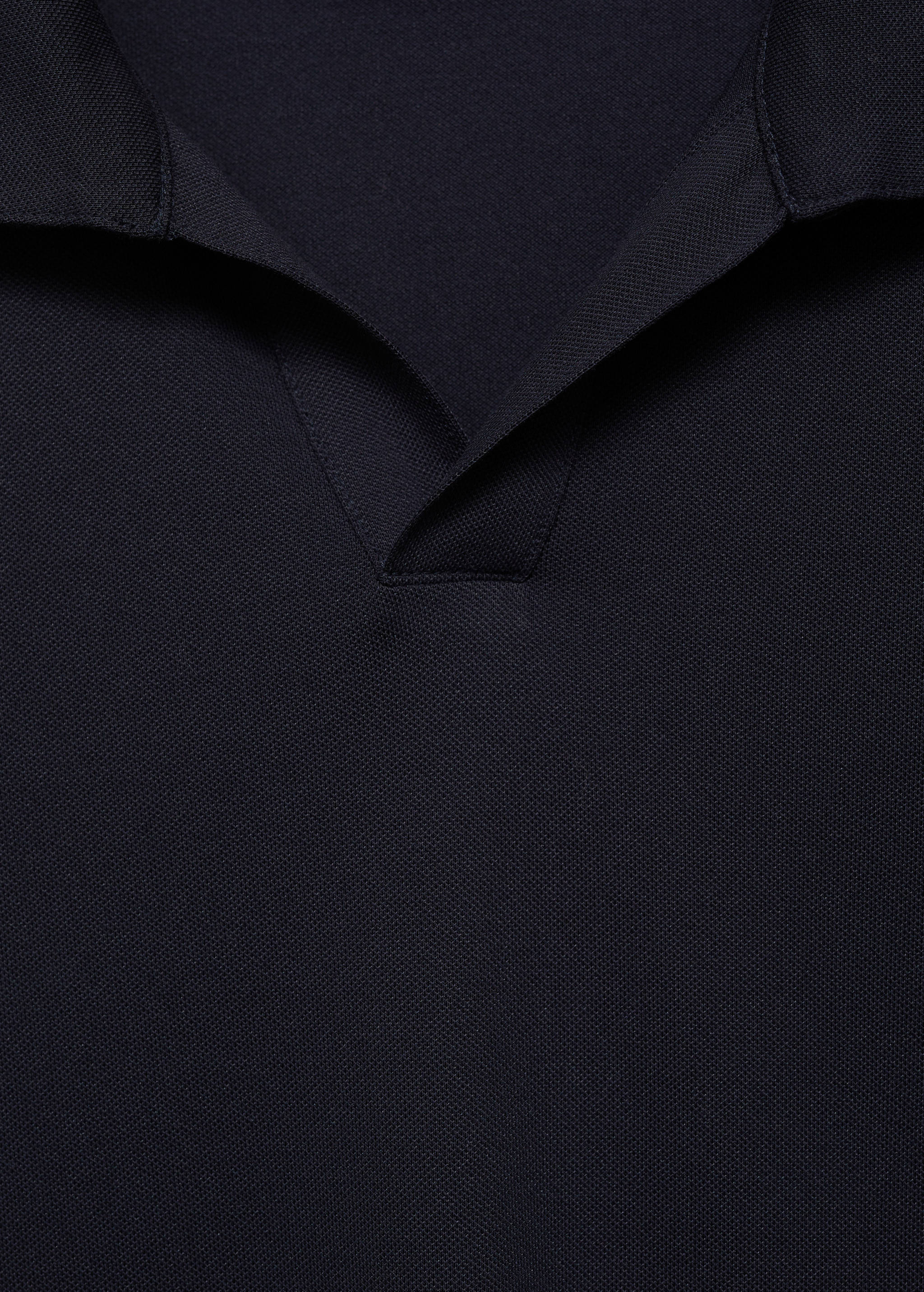 Slim-fit cotton-piqué polo shirt - Details of the article 8