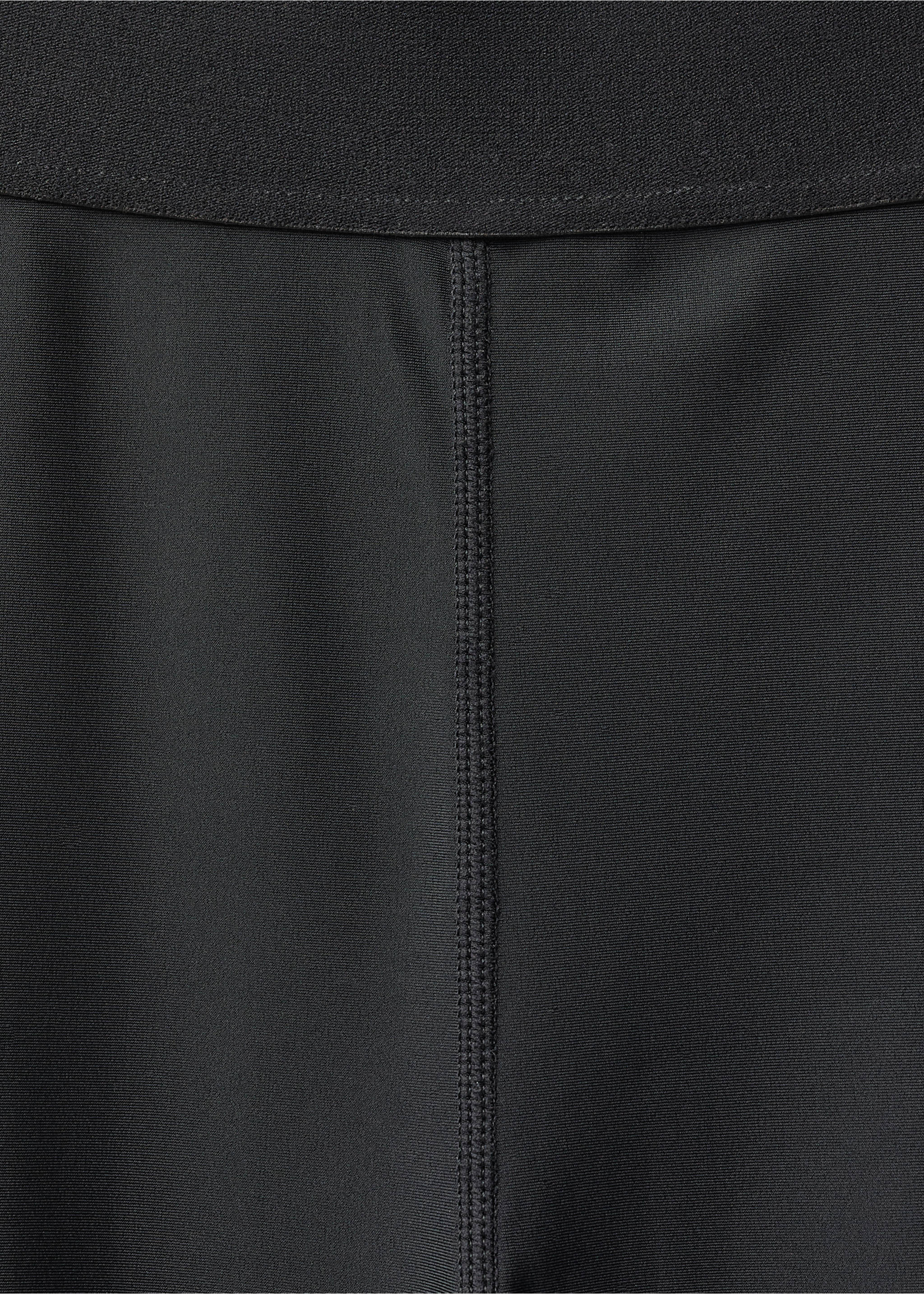 Leggings with zip - Details of the article 8, Black. Ref: 87084420-00.