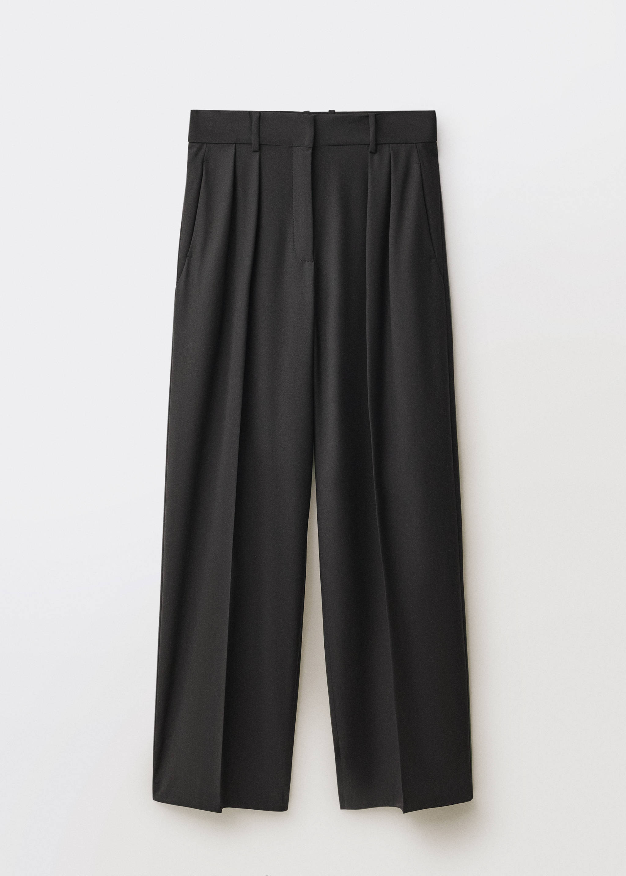 Wide leg wool-blend suit pants - Article without model