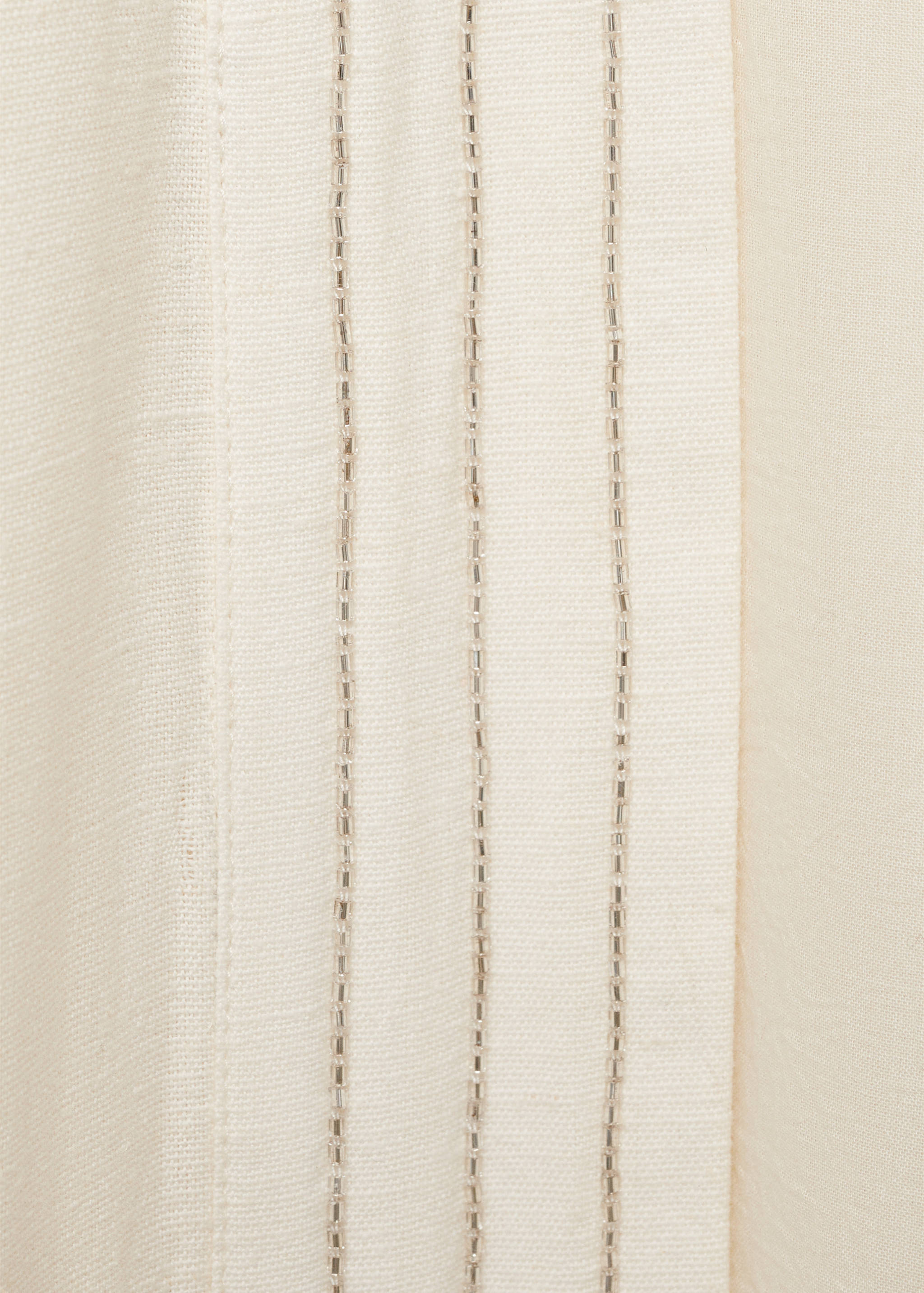 Embroidered cotton caftan - Details of the article 0