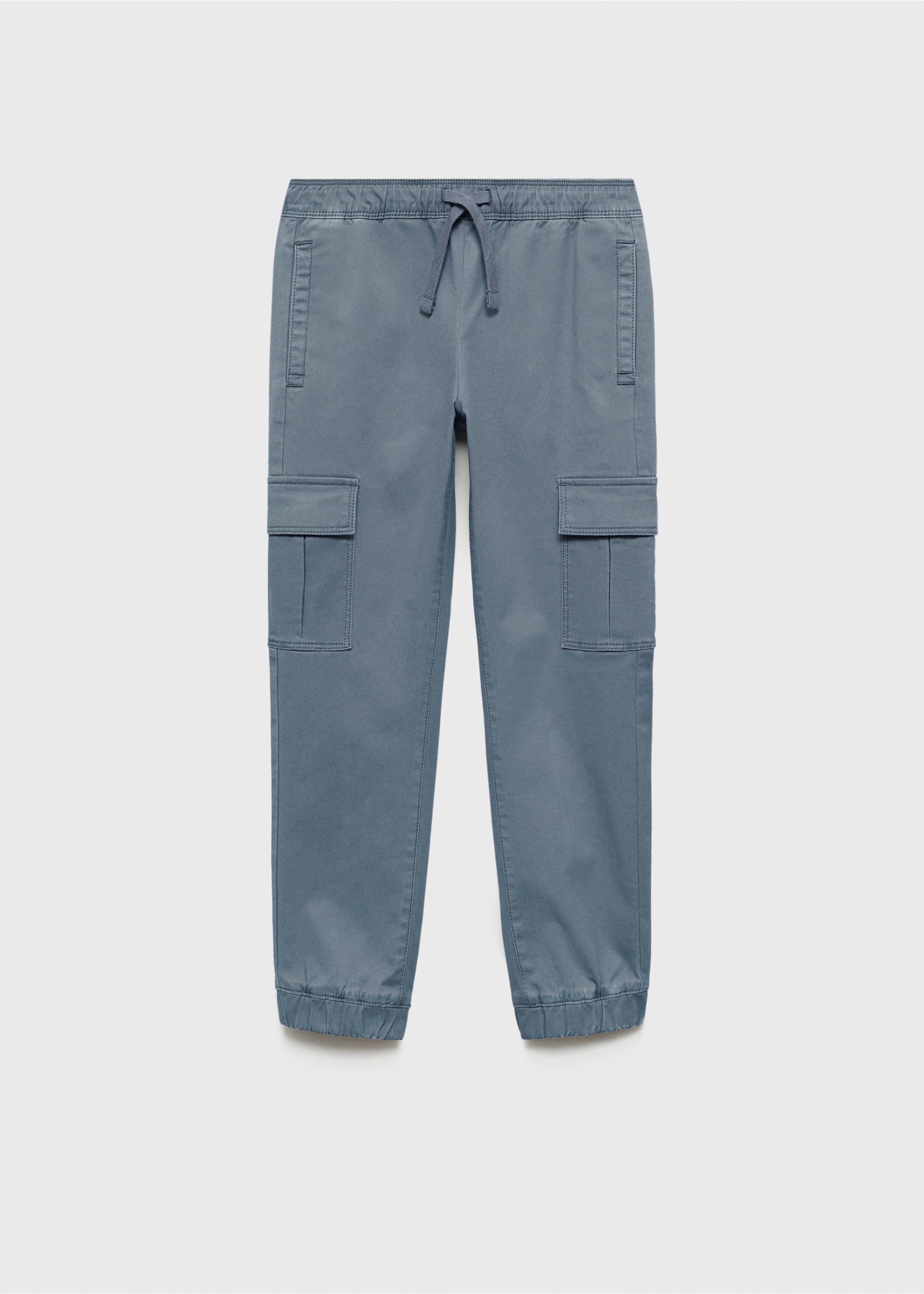 Cotton cargo pants - Article without model, China Blue. Ref: 87084781-00.