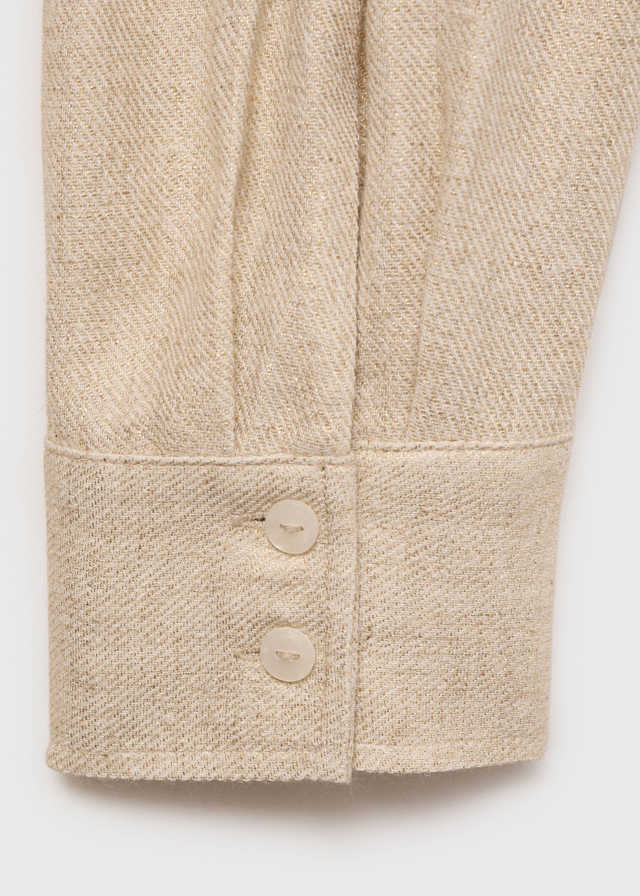 Camisa regular mezcla lino - Detalle del artículo 0