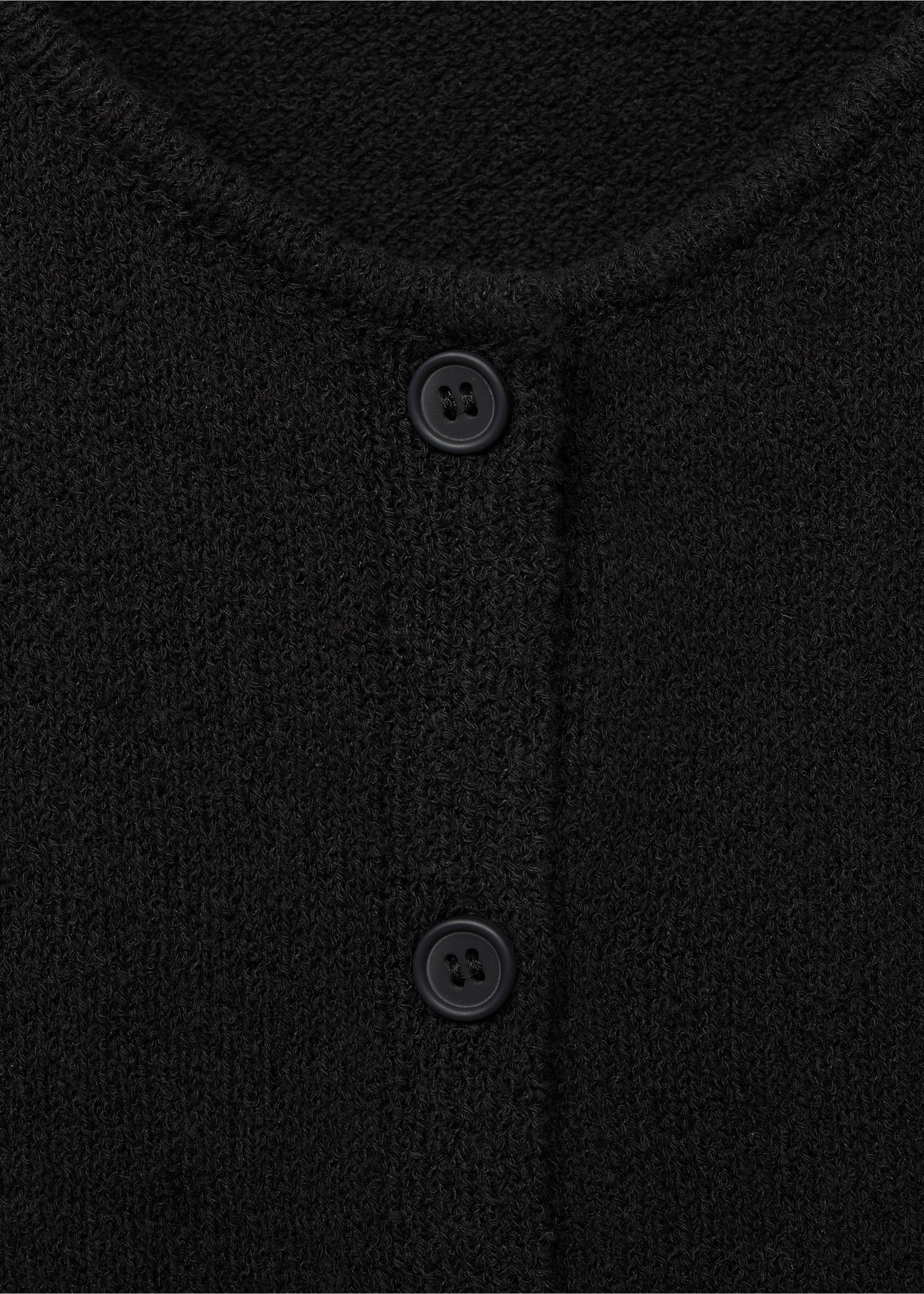 Top maille boutons - Détail de l'article 8, Noir. Ref: 87084784-00.