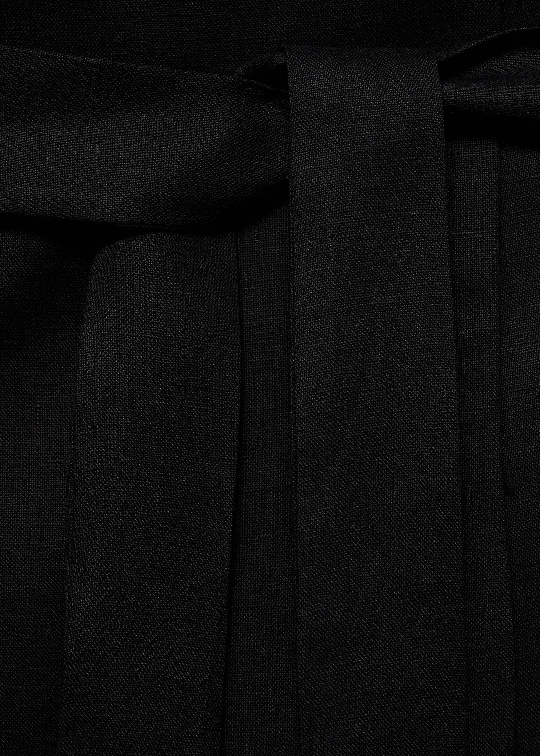 Linen vest with belt - Details of the article 8
