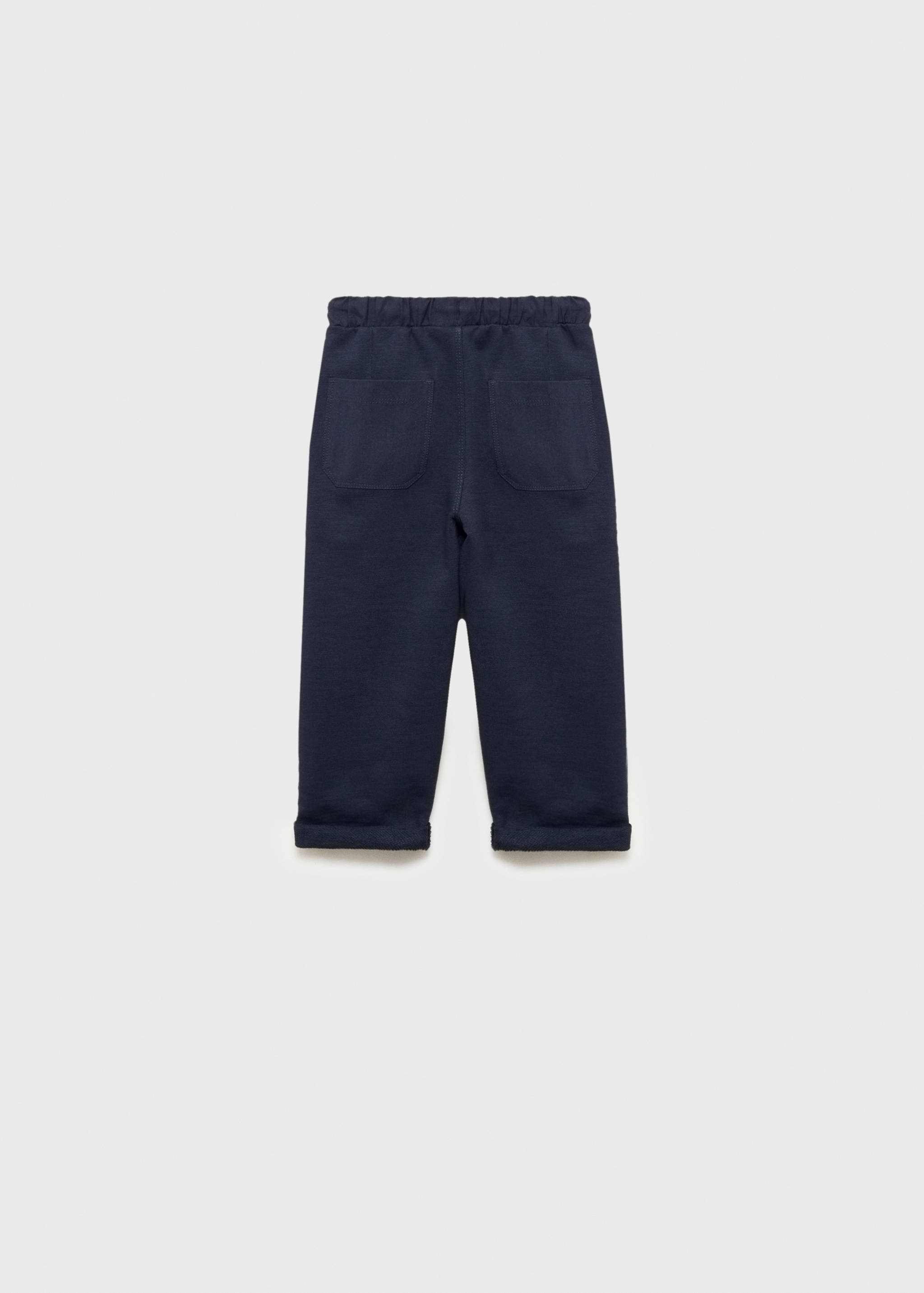 Pantalon jogger maille - Verso de l’article