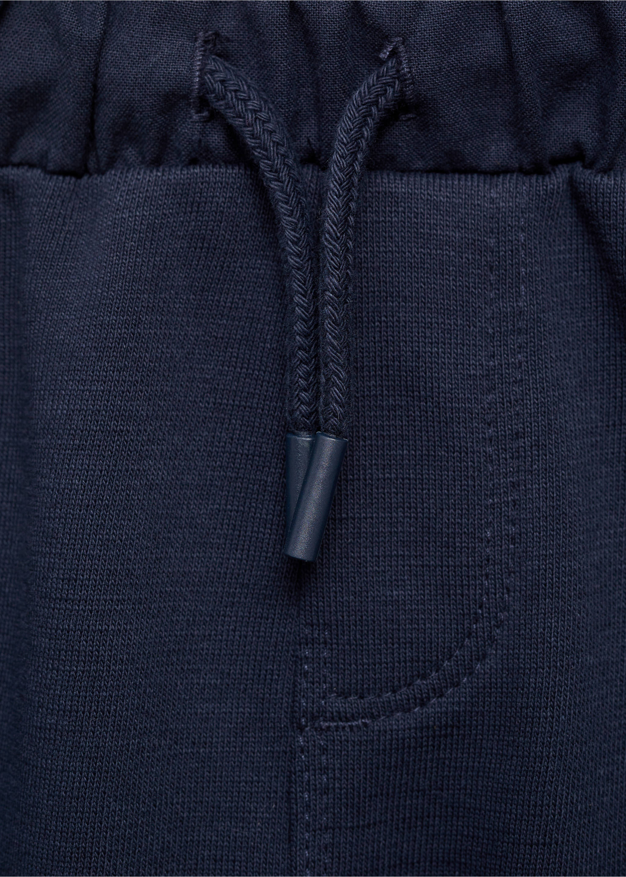 Pantalon jogger maille - Détail de l'article 8, Bleu marine foncé. Ref: 87084786-00.