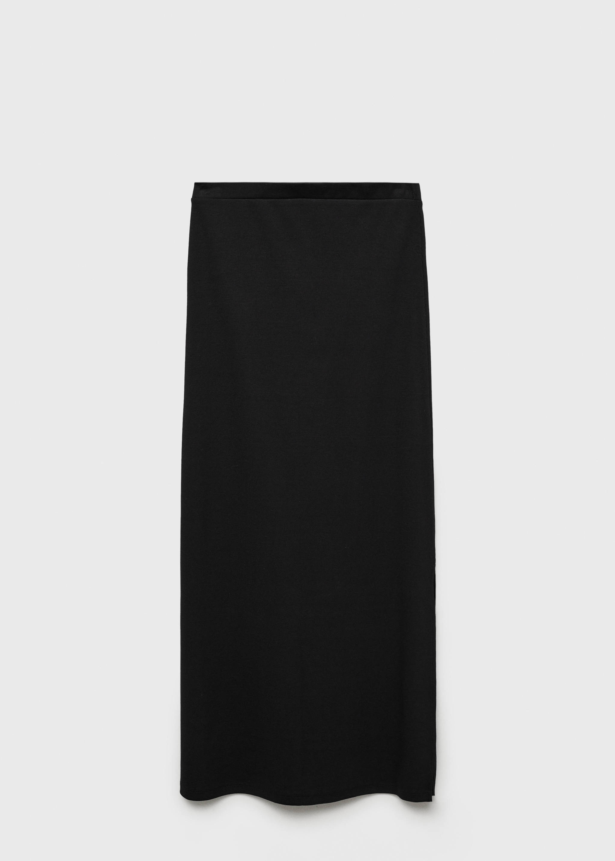 Long skirt with side slit - Article without model