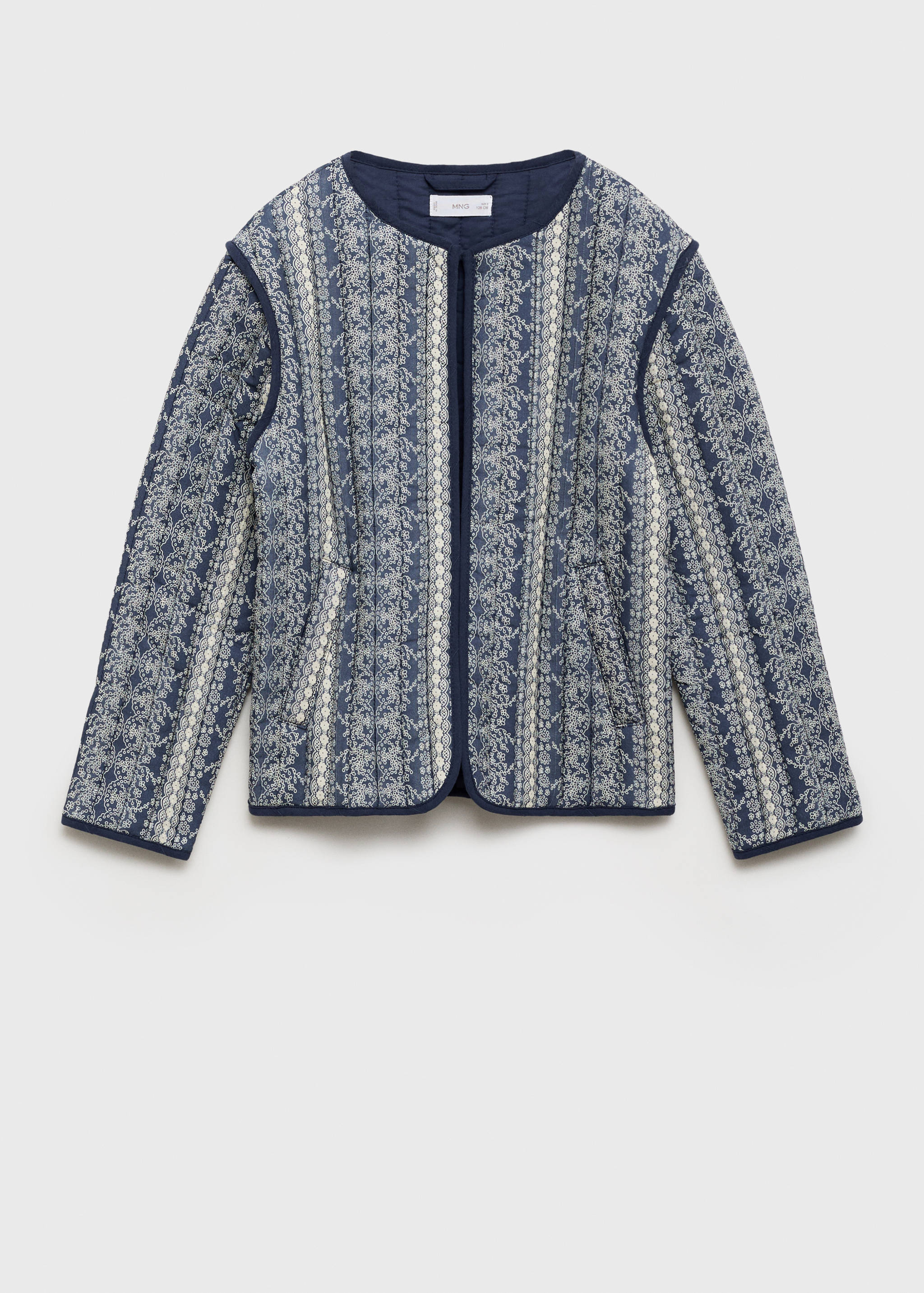 Gemusterte Steppjacke - Artikel ohne Model