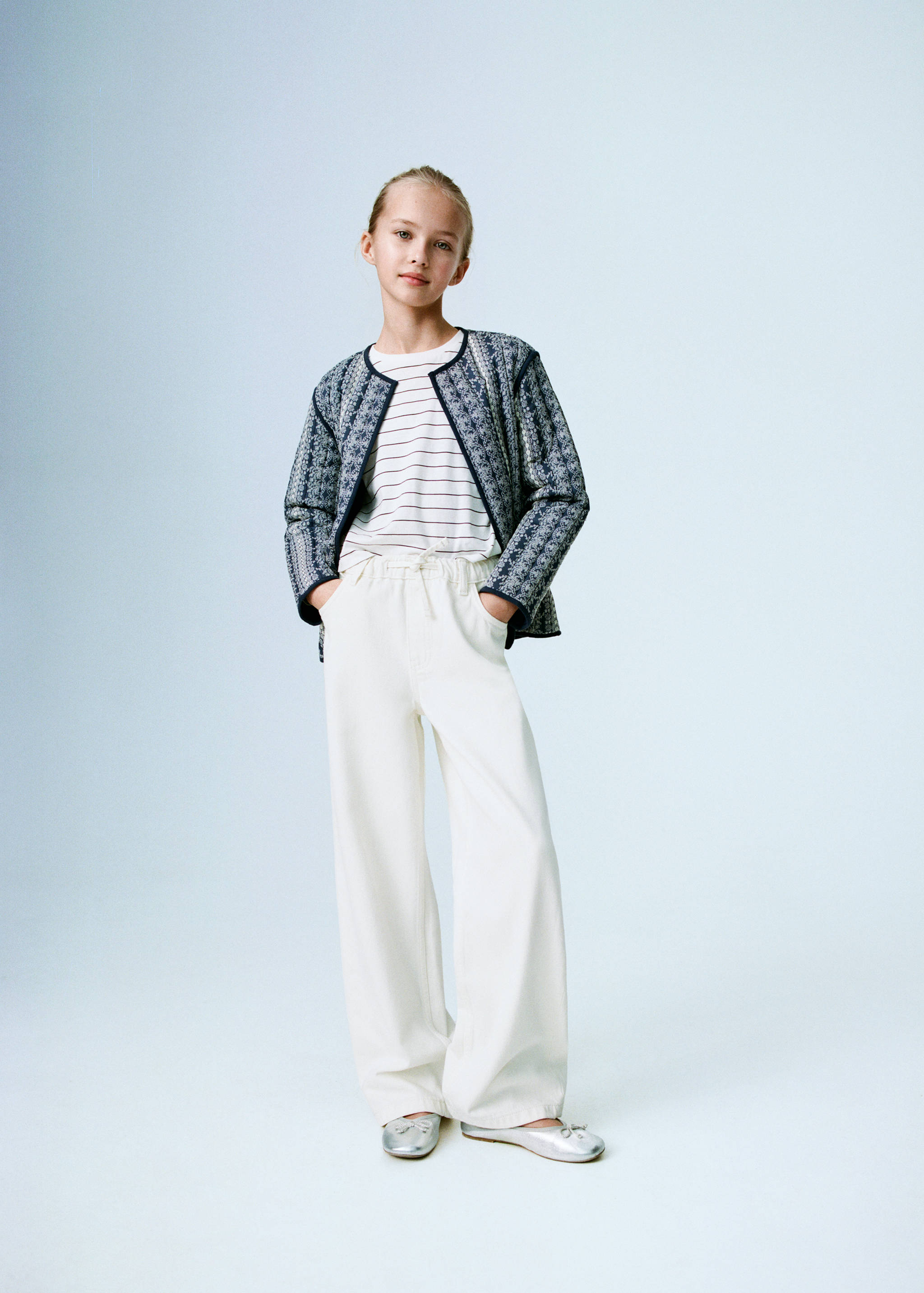 Printed quilted jacket - Details of the article 5