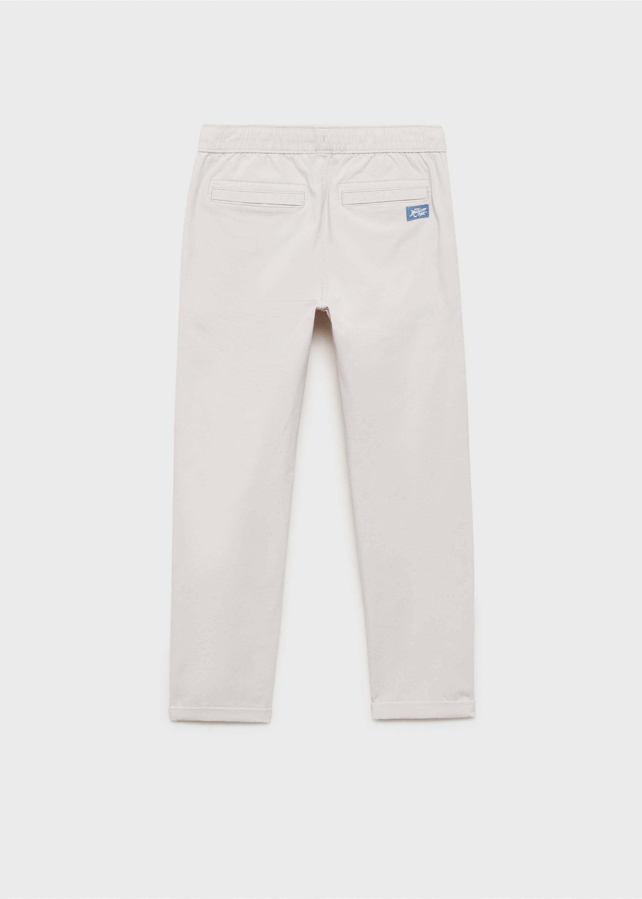 Pantalons slim fit cotó - Revers de l'article, Gris gel. Ref: 87084791-00.