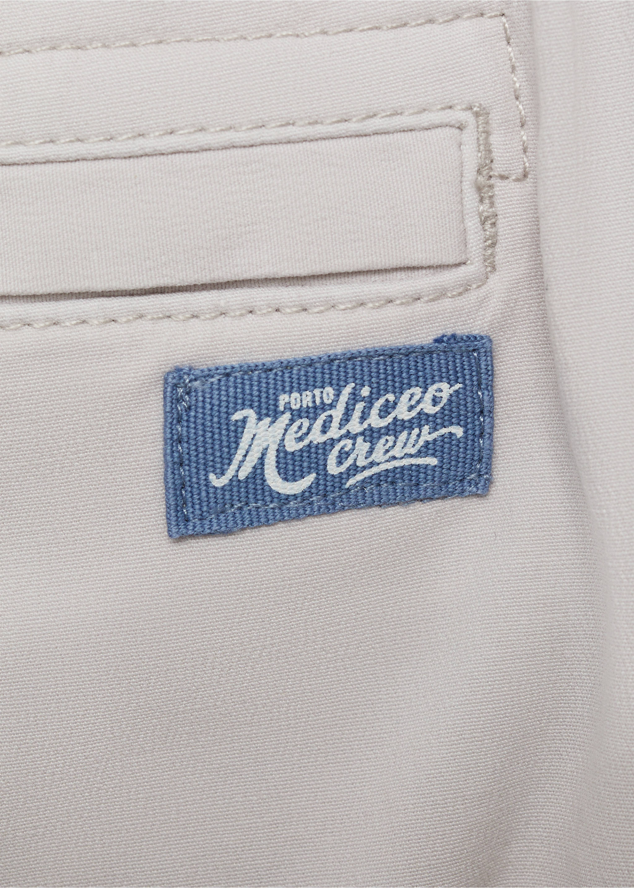 Pantalons slim fit cotó - Detall de l'article 0, Gris gel. Ref: 87084791-00.