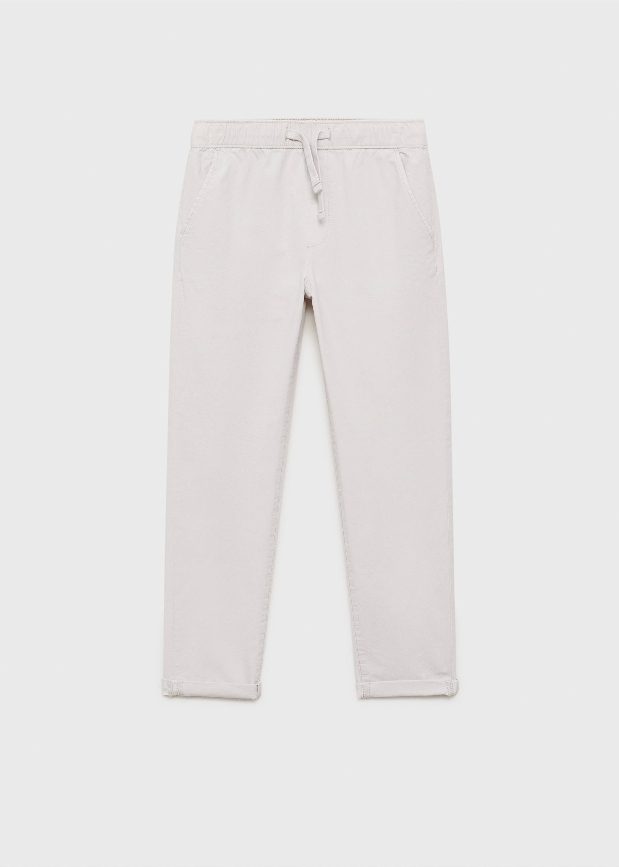Bomullsbyxa slim fit - Artikel utan modell, Isgrå. Ref: 87084791-00.