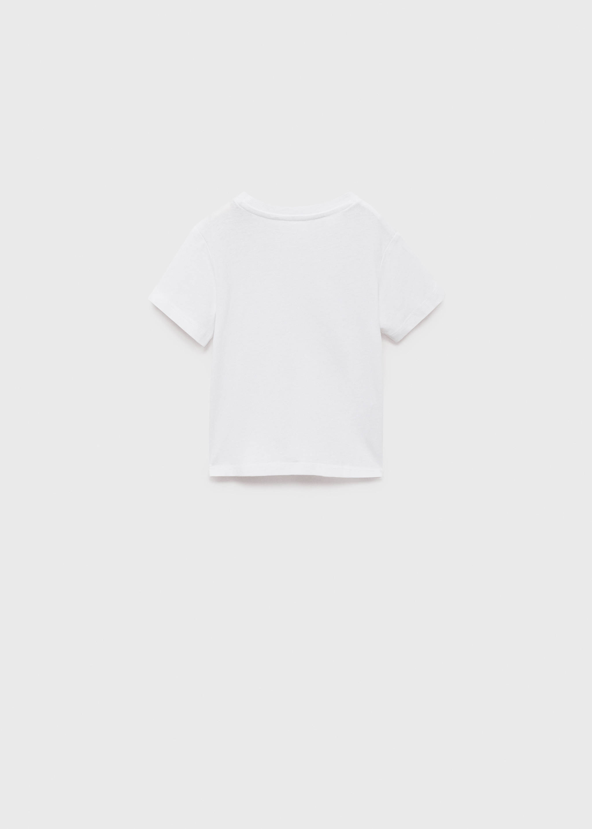 T-shirt algodão bolso - Verso do artigo