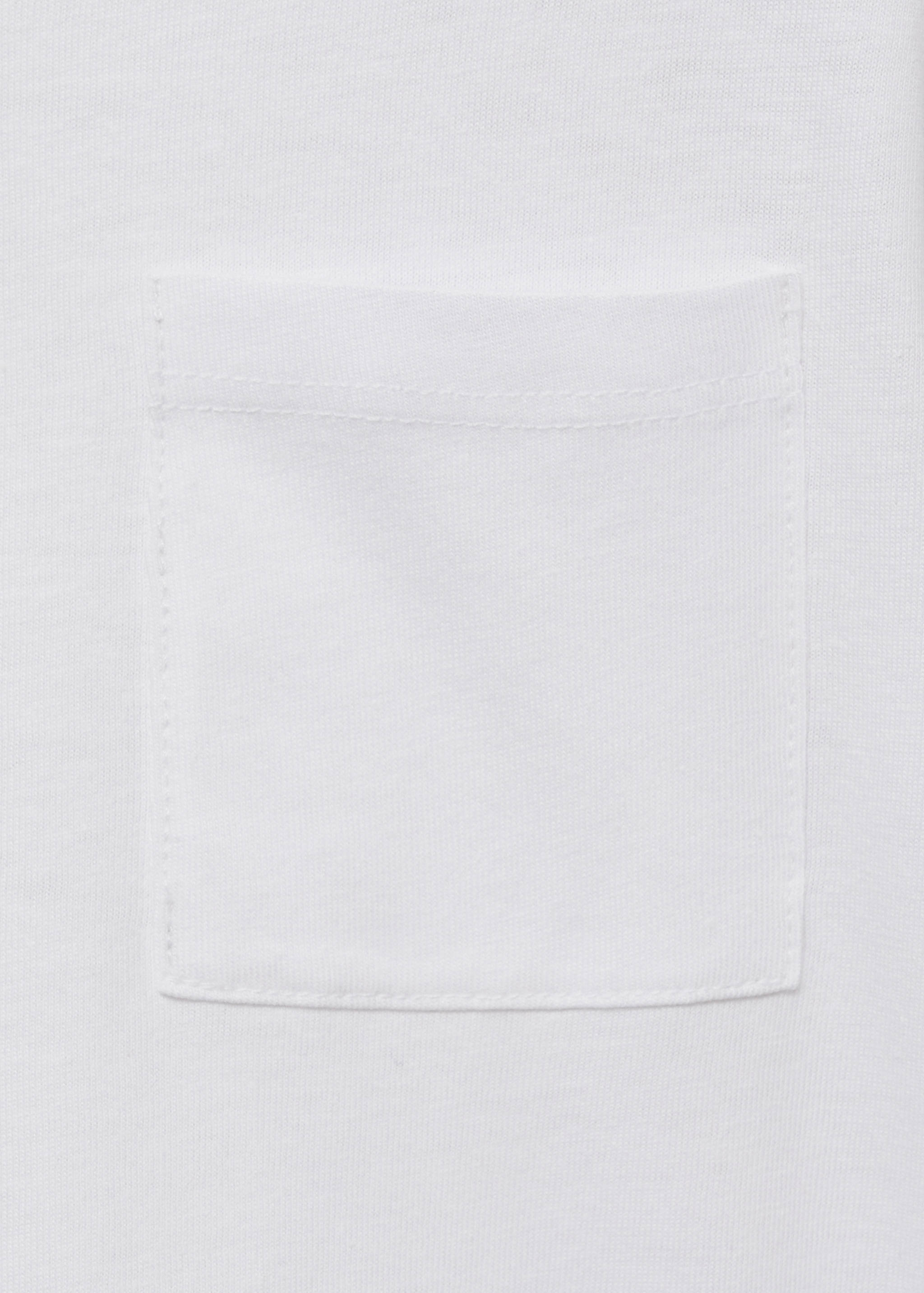 T-shirt algodão bolso - Pormenor do artigo 8