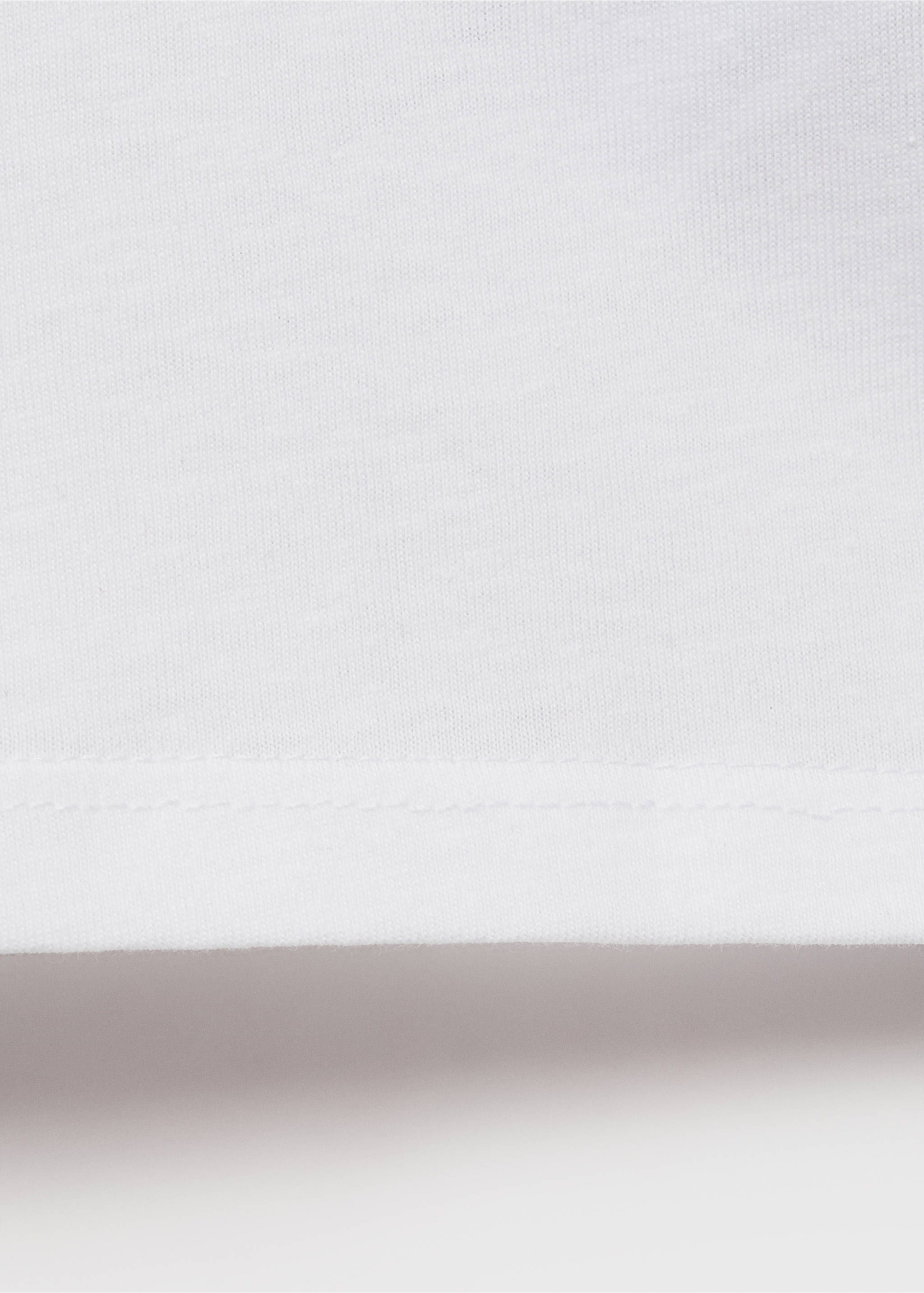 T-shirt algodão bolso - Pormenor do artigo 0, Branco. Ref: 87084794-00.