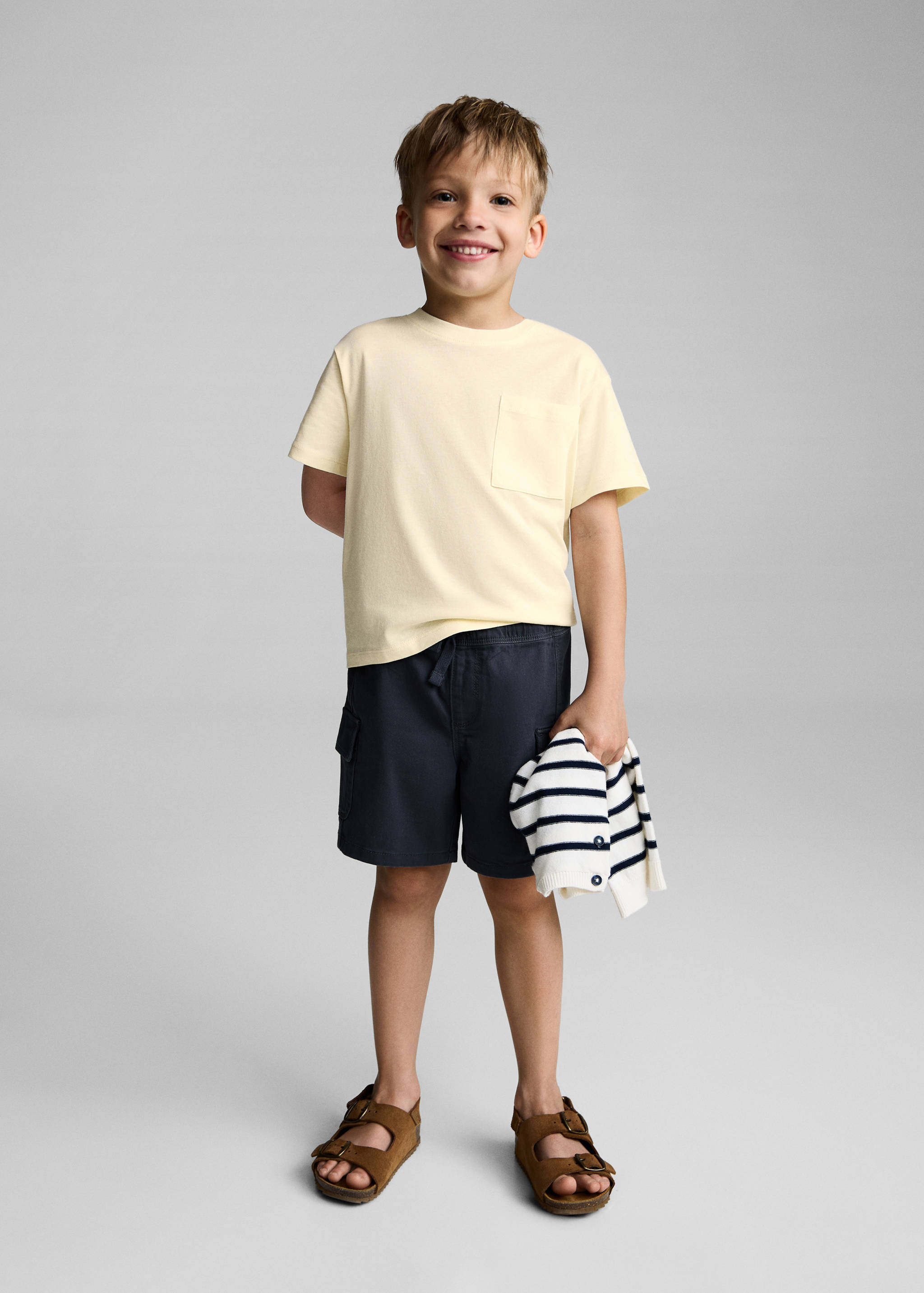 Camiseta algodón bolsillo - Plano general