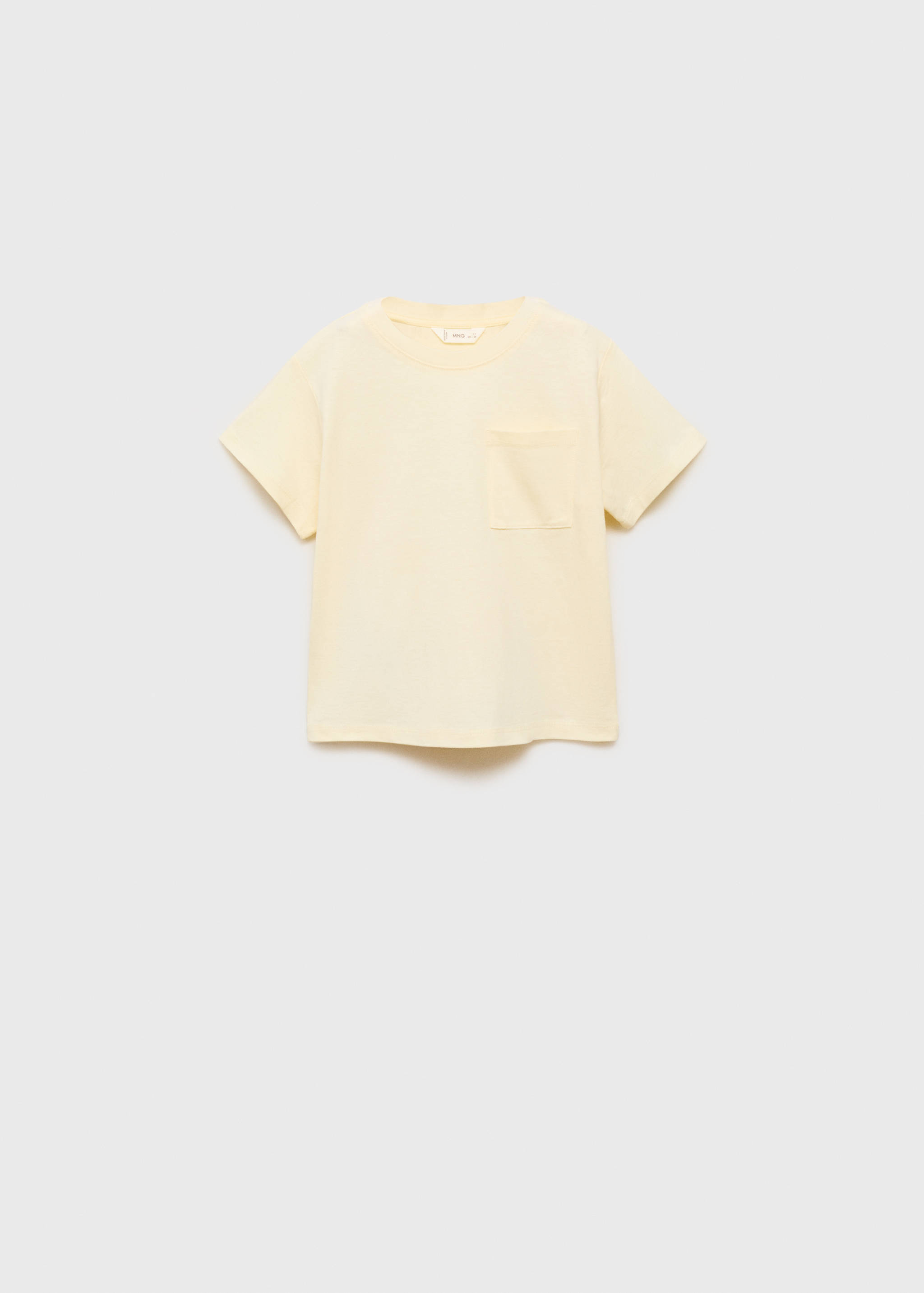 Baumwoll-T-Shirt mit Tasche - Artikel ohne Model
