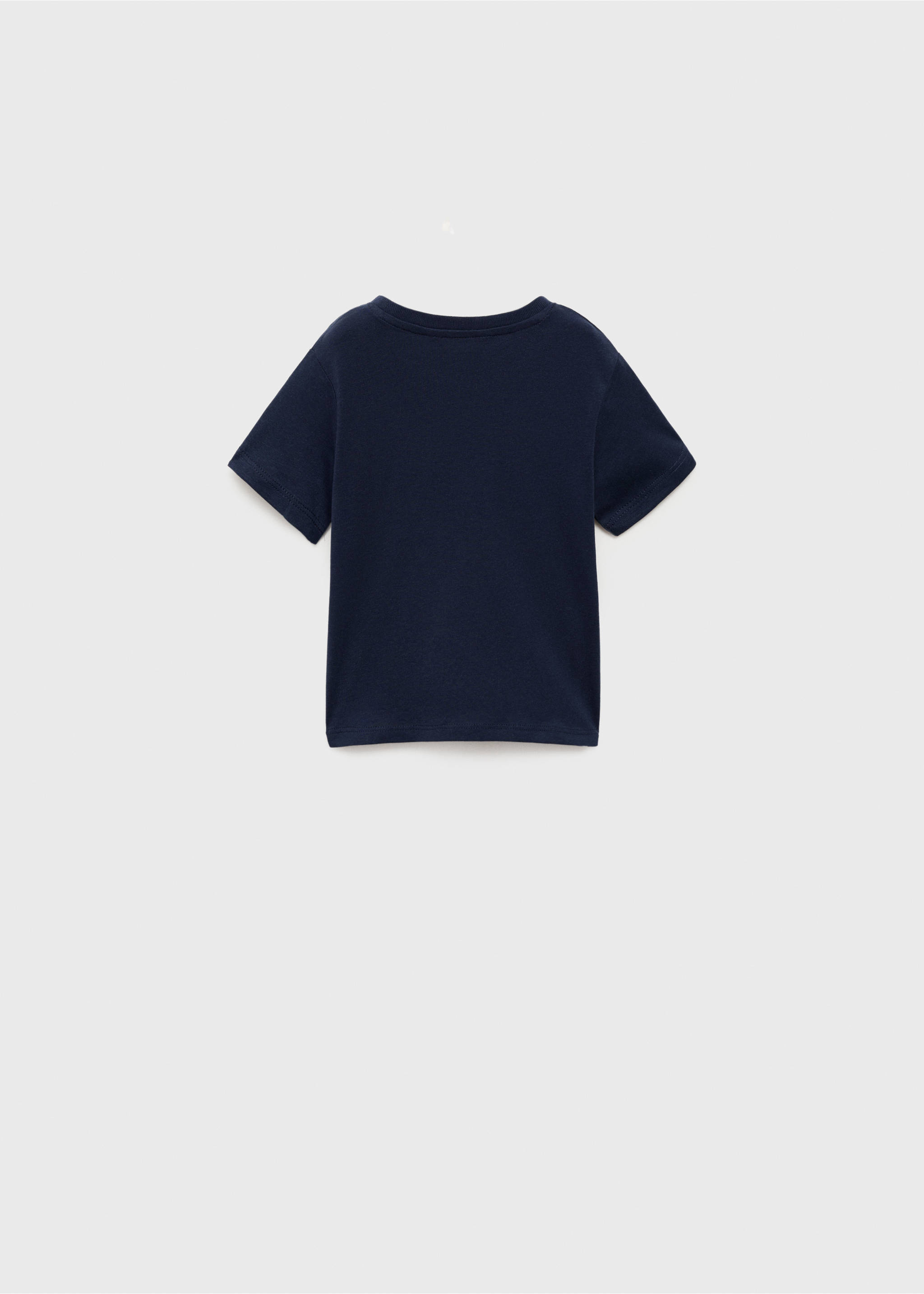 Pocket cotton T-shirt - Reverse of the article, Dark Navy. Ref: 87084794-00.