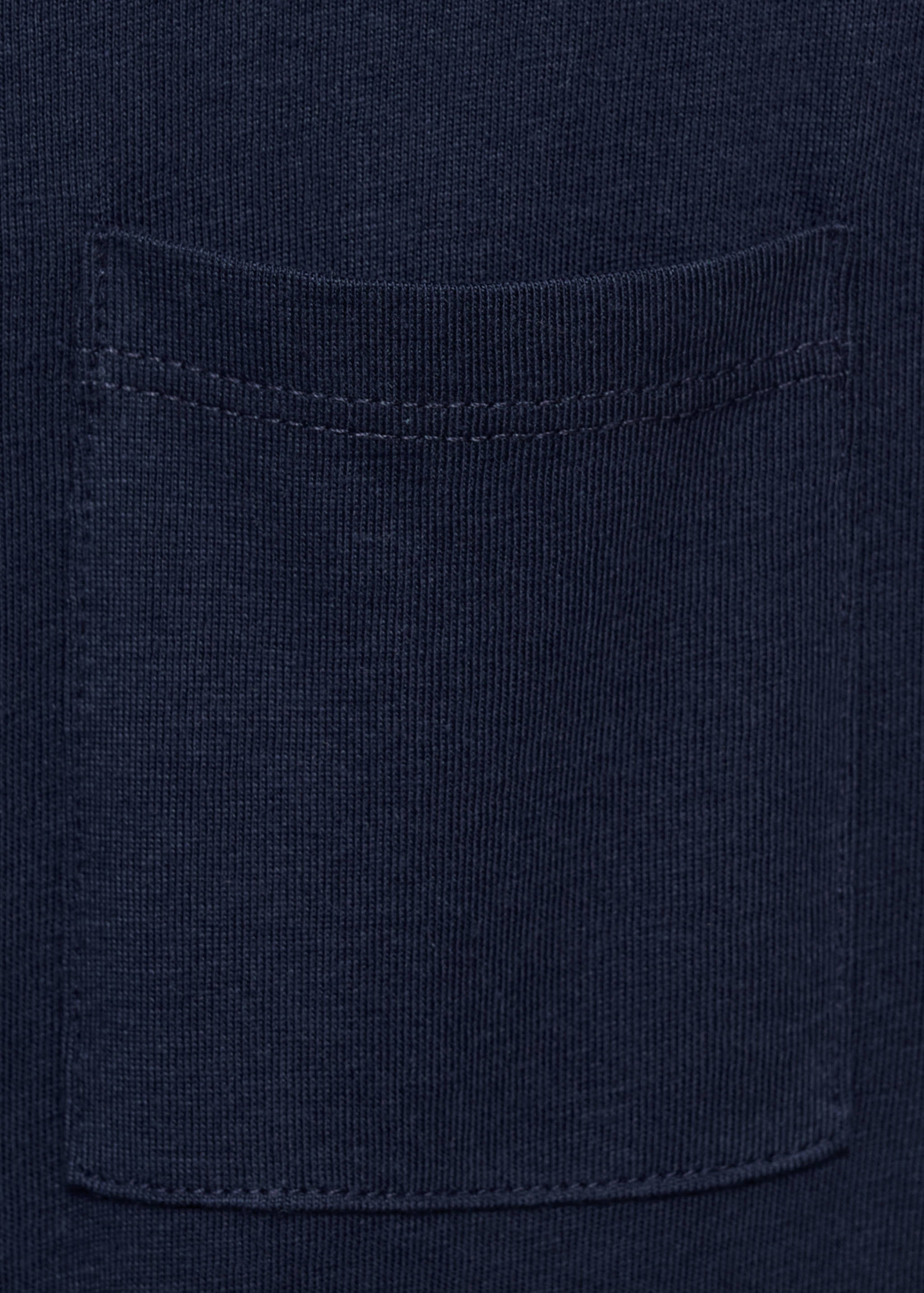 Baumwoll-T-Shirt mit Tasche - Detail des Artikels 8