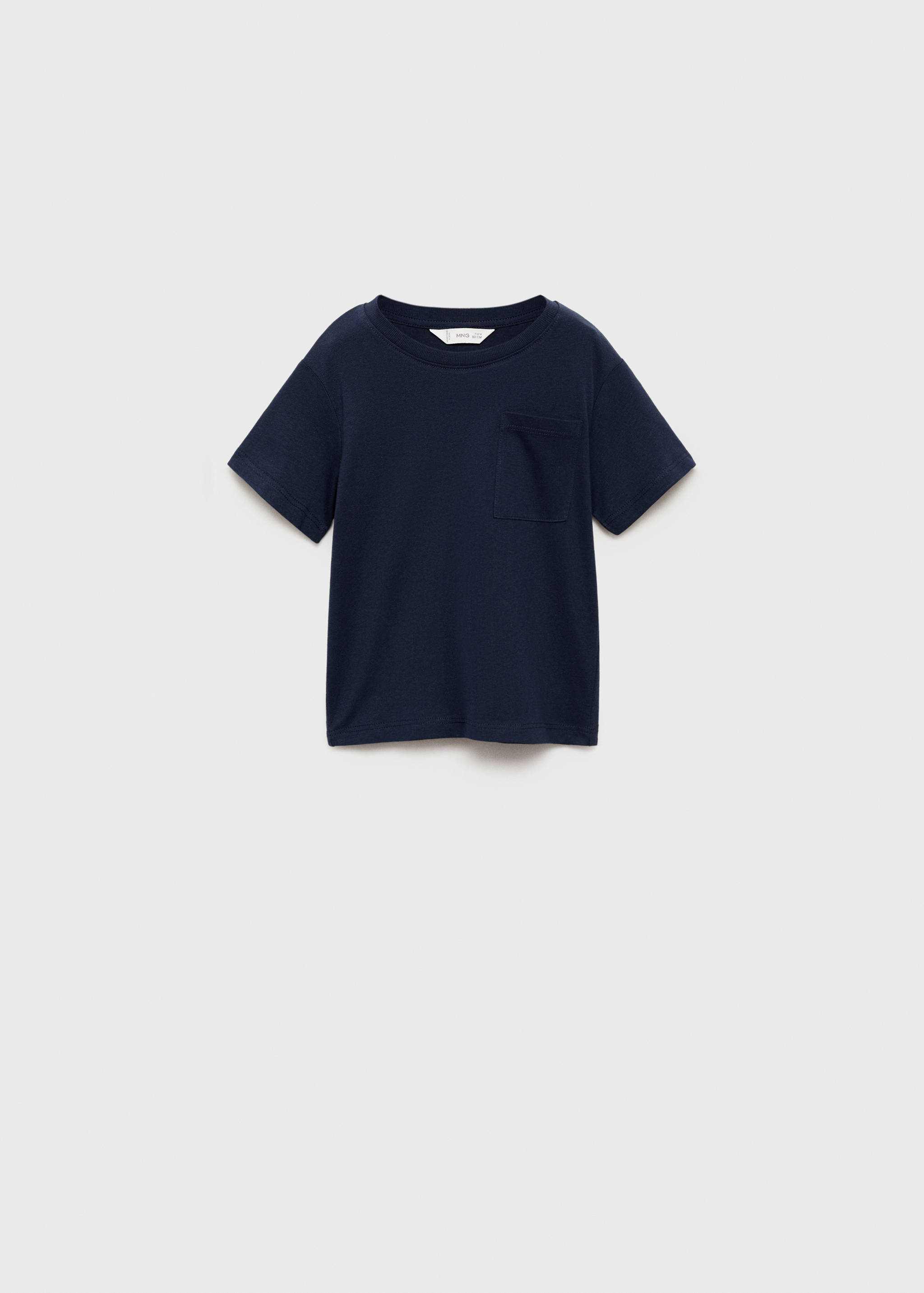 Baumwoll-T-Shirt mit Tasche - Artikel ohne Model