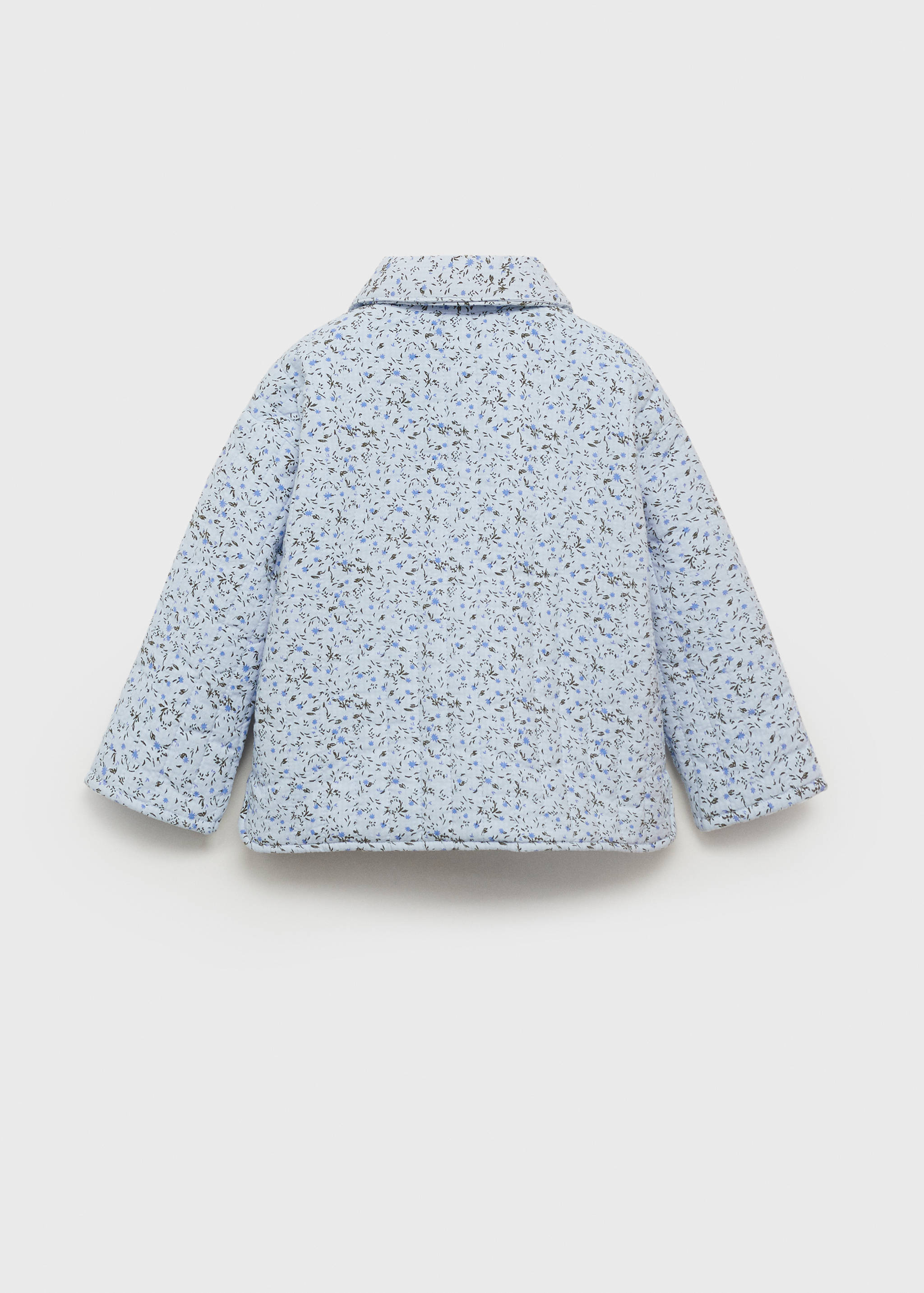 Casaco estampado floral - Verso do artigo