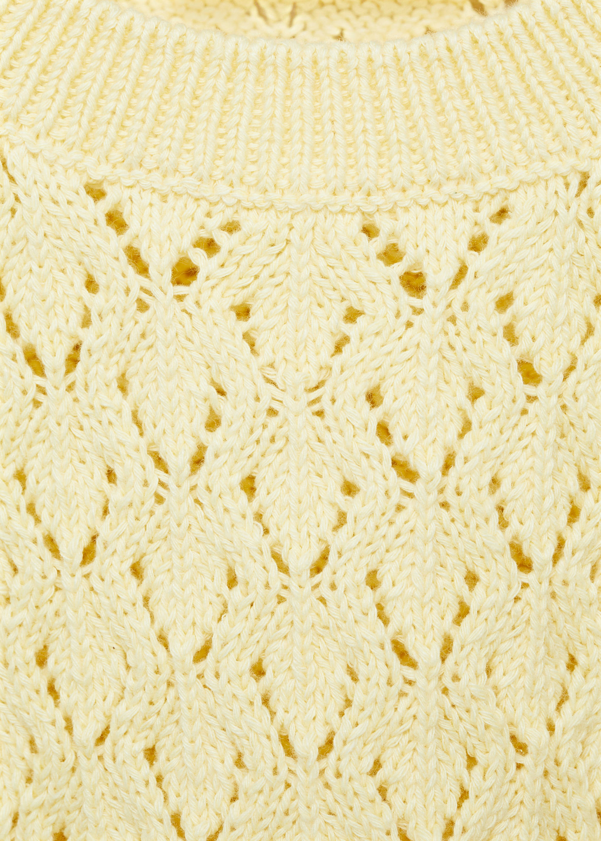 Knitted vest with lace details - Details of the article 8