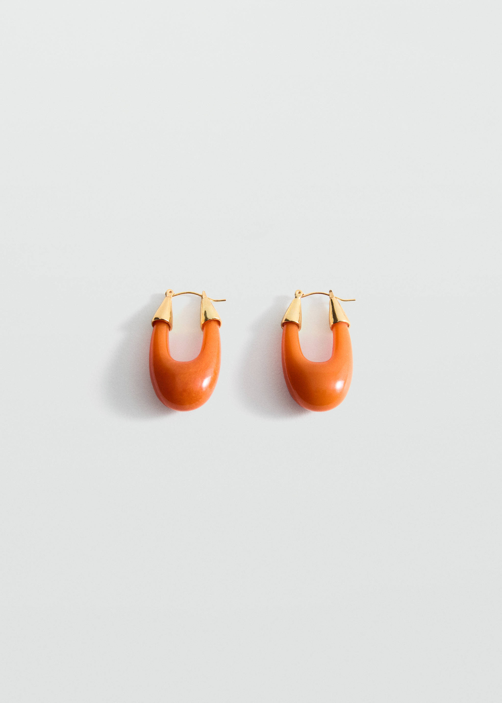 Pendientes aros ovalados - Artículo sin modelo