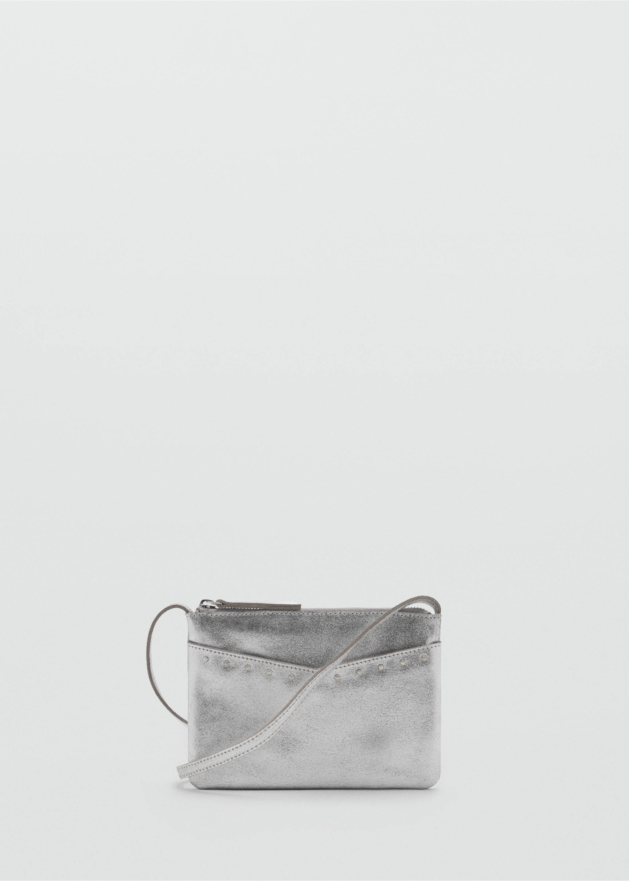 Kuverttasche mit Metallic-Wirkung - Artikel ohne Model, Silber. Ref: 87085137-00.