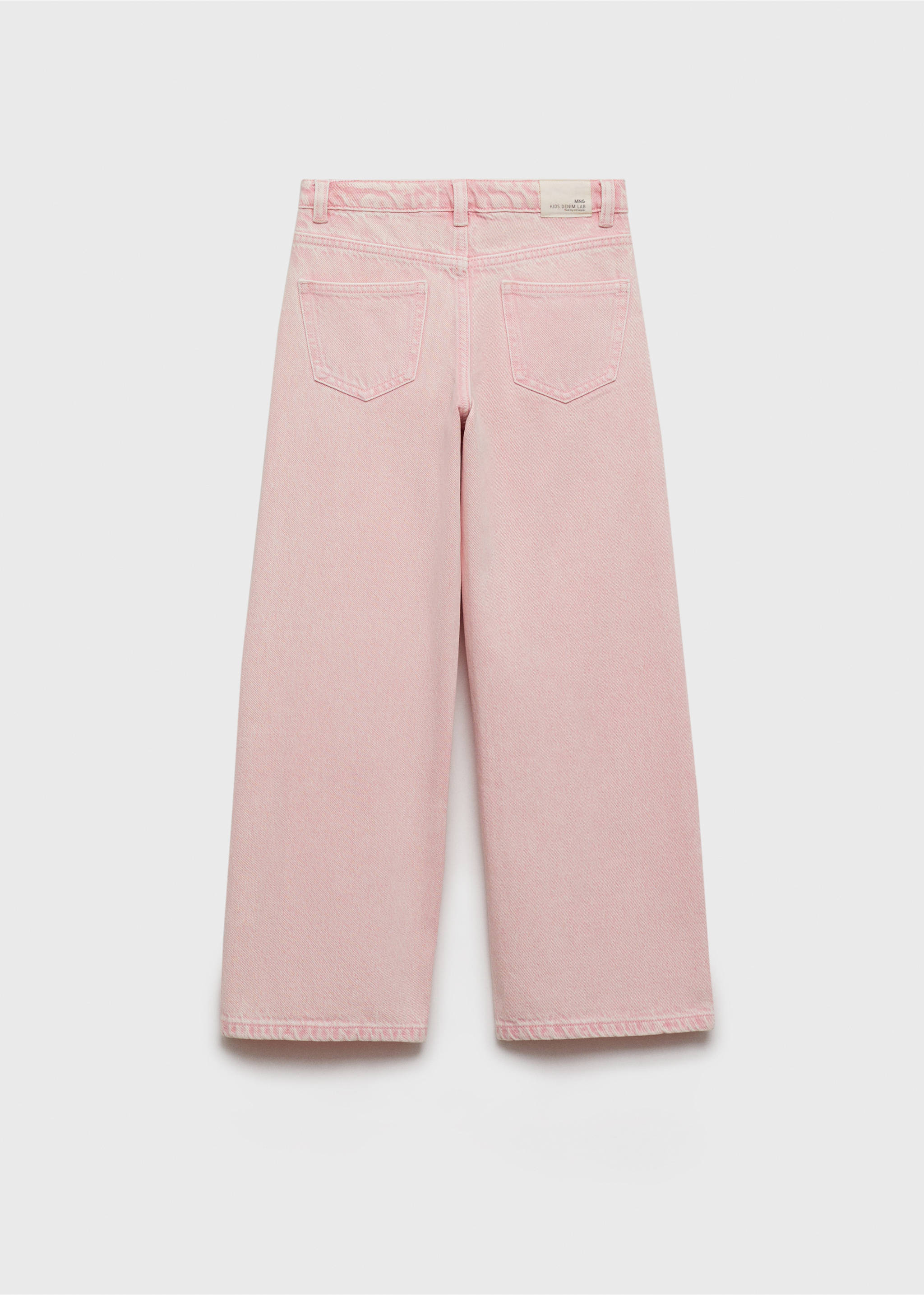 Jeans wide leg - Reverse of the article, Pink. Ref: 87085138-00.
