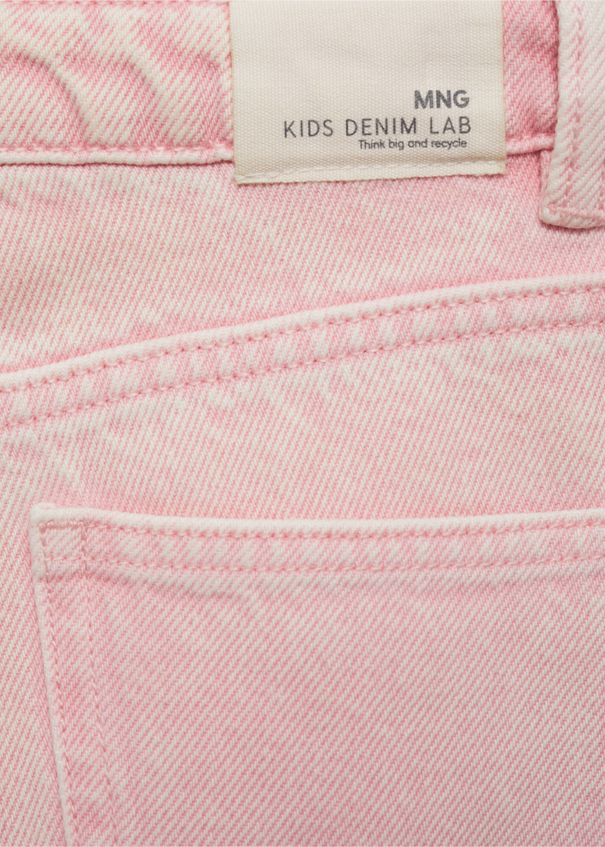 Jeans wide leg - Details of the article 0, Pink. Ref: 87085138-00.
