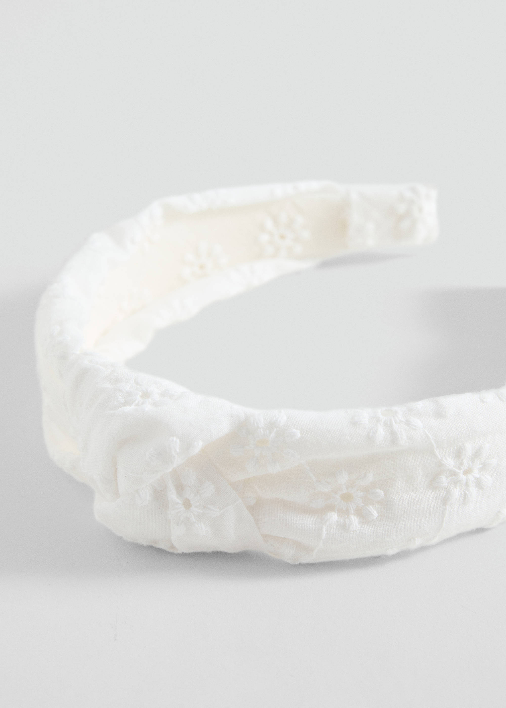 Knotted cotton headband - Medium plane