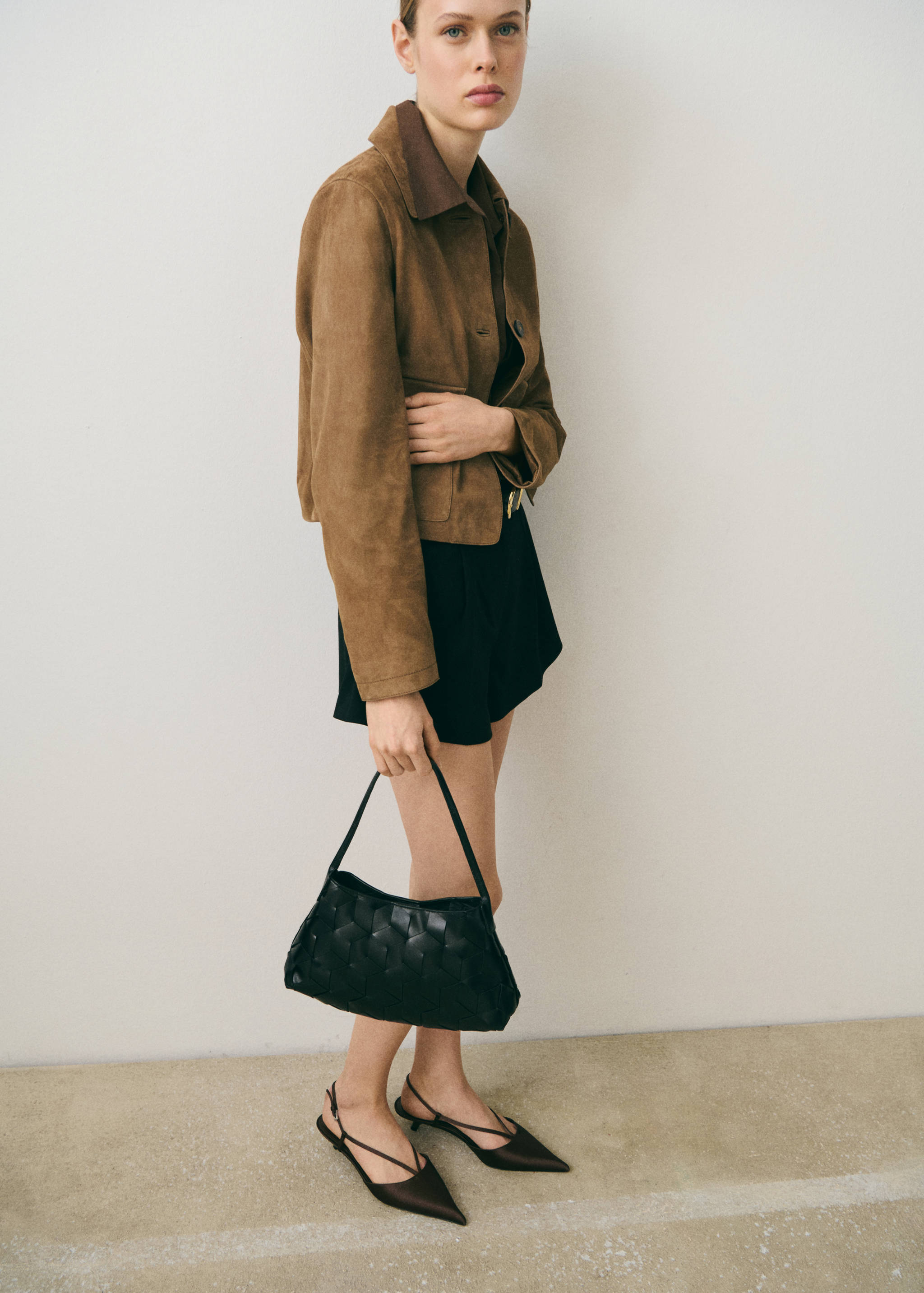 Sac porté épaule cuir tressé - Détail de l'article 9