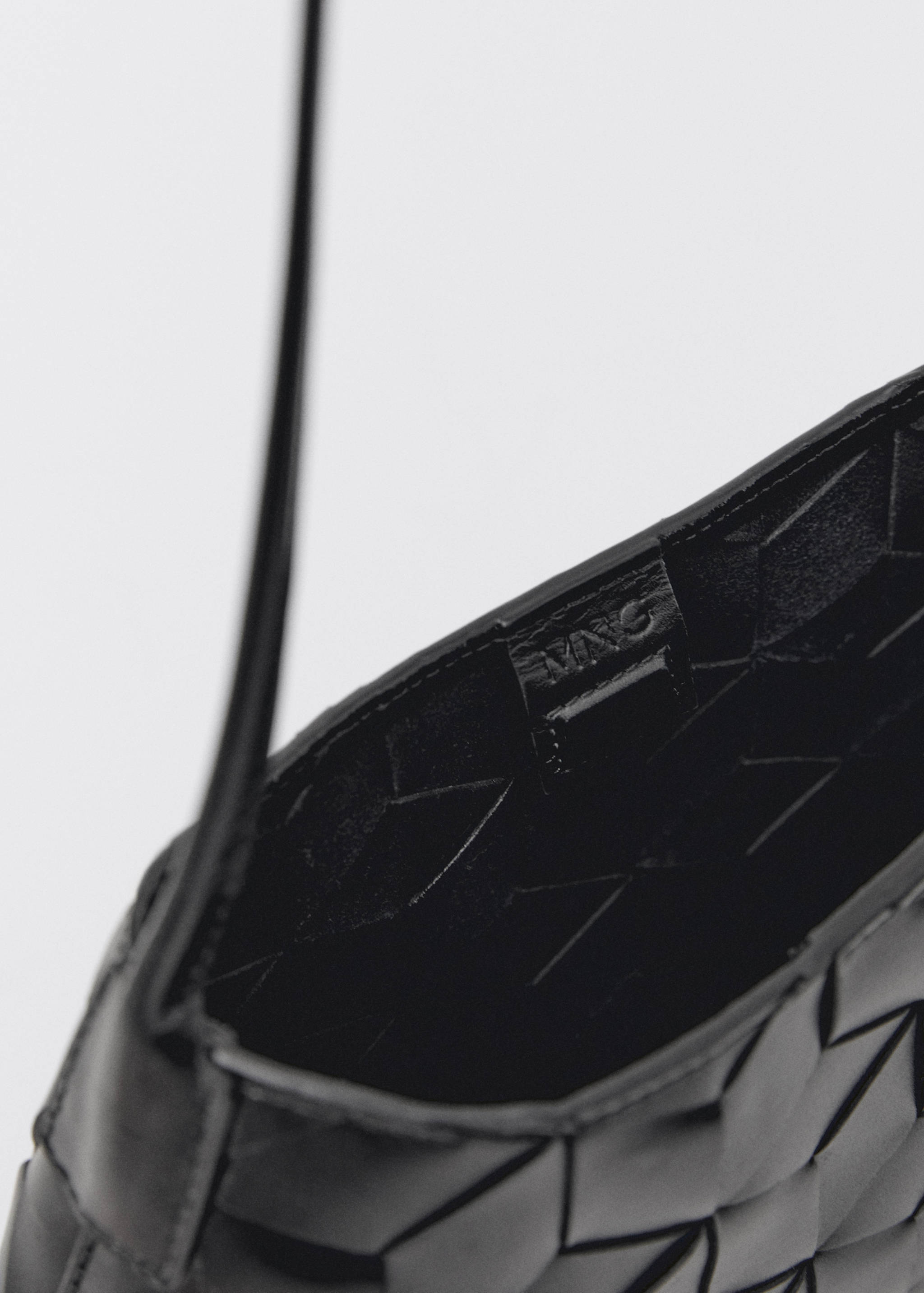 Sac porté épaule cuir tressé - Détail de l'article 2