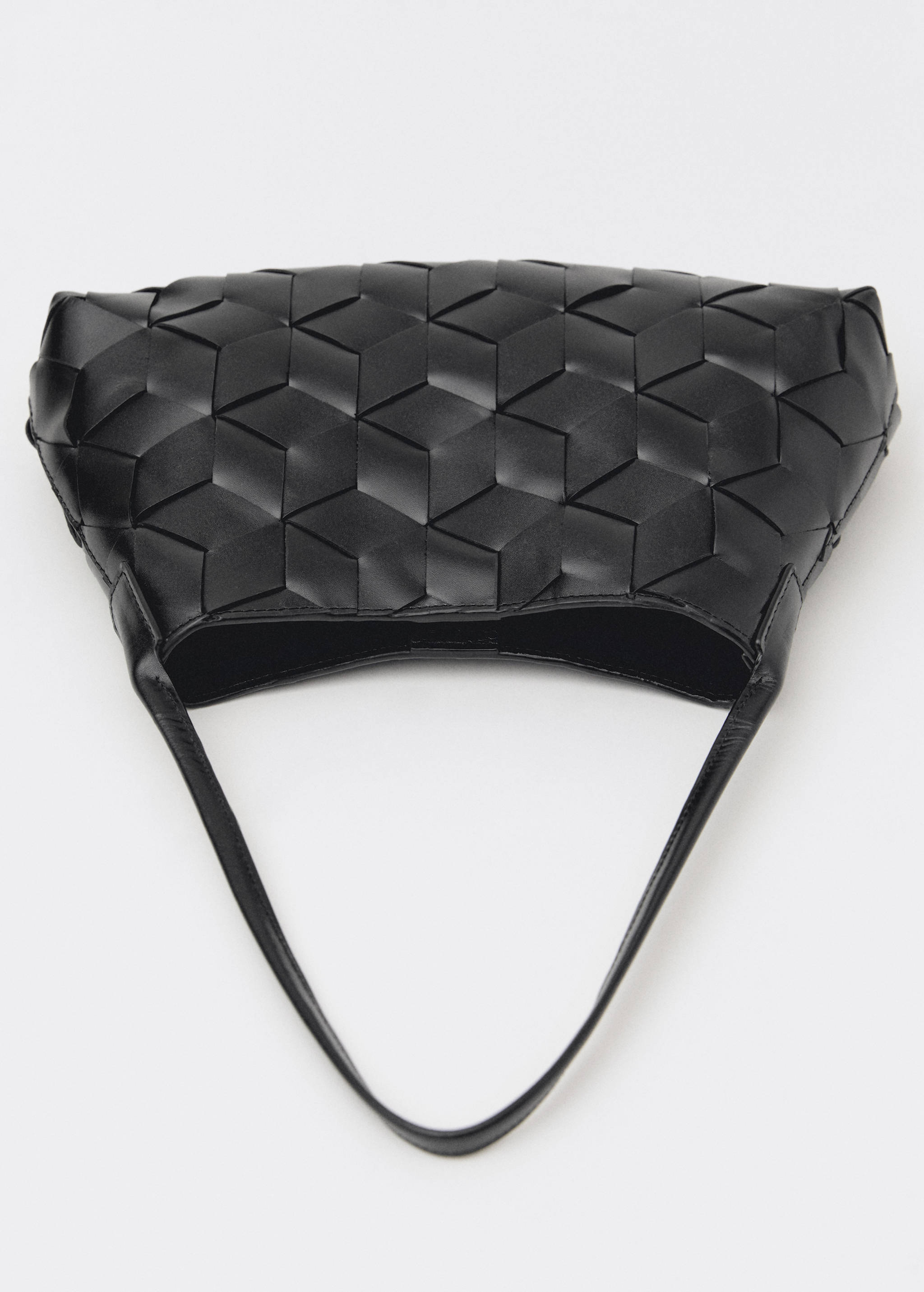 Sac porté épaule cuir tressé - Détail de l'article 4