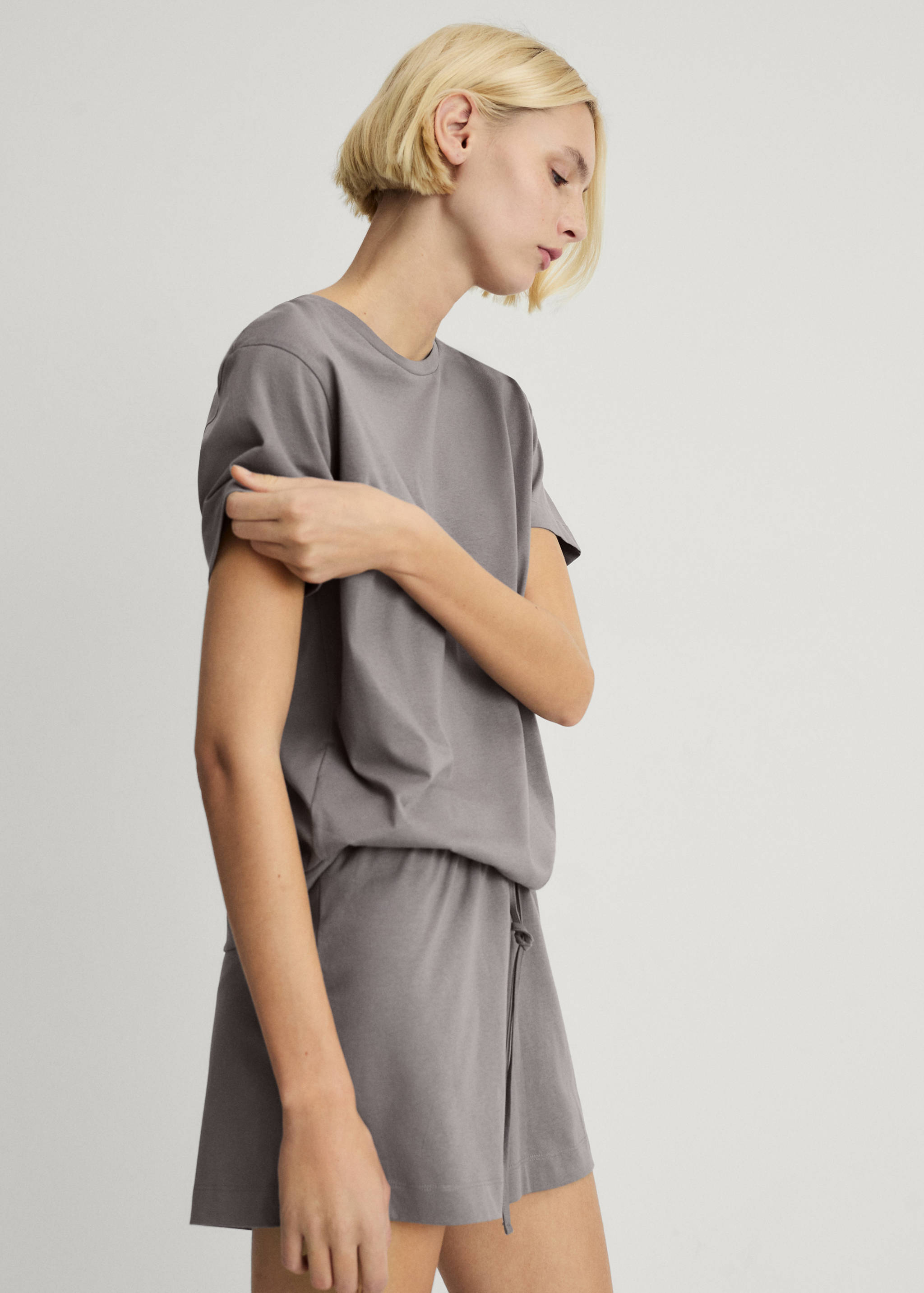 Tweedelige korte katoenen pyjama - Detail van het artikel 6