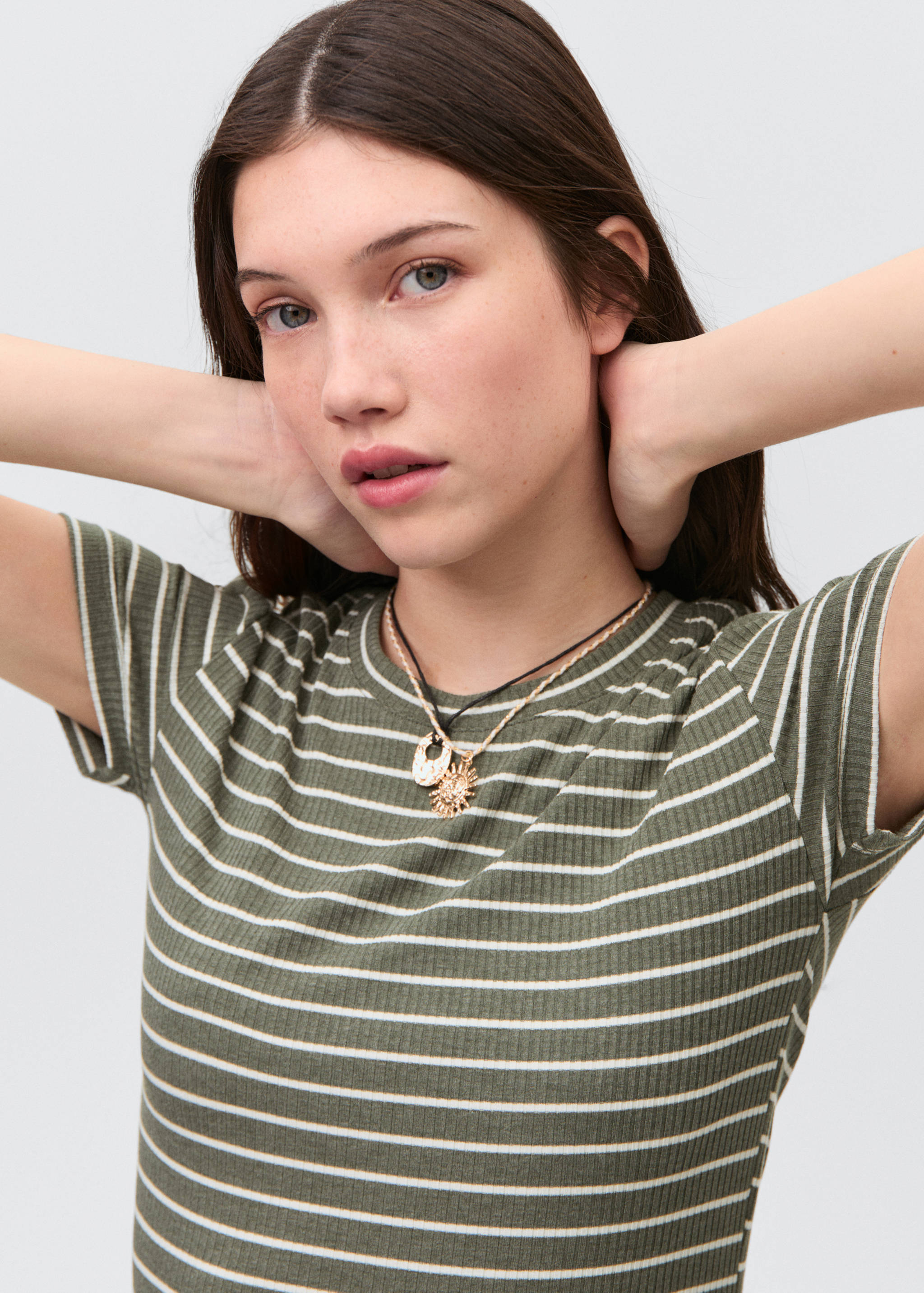 Striped long dress - Details of the article 1