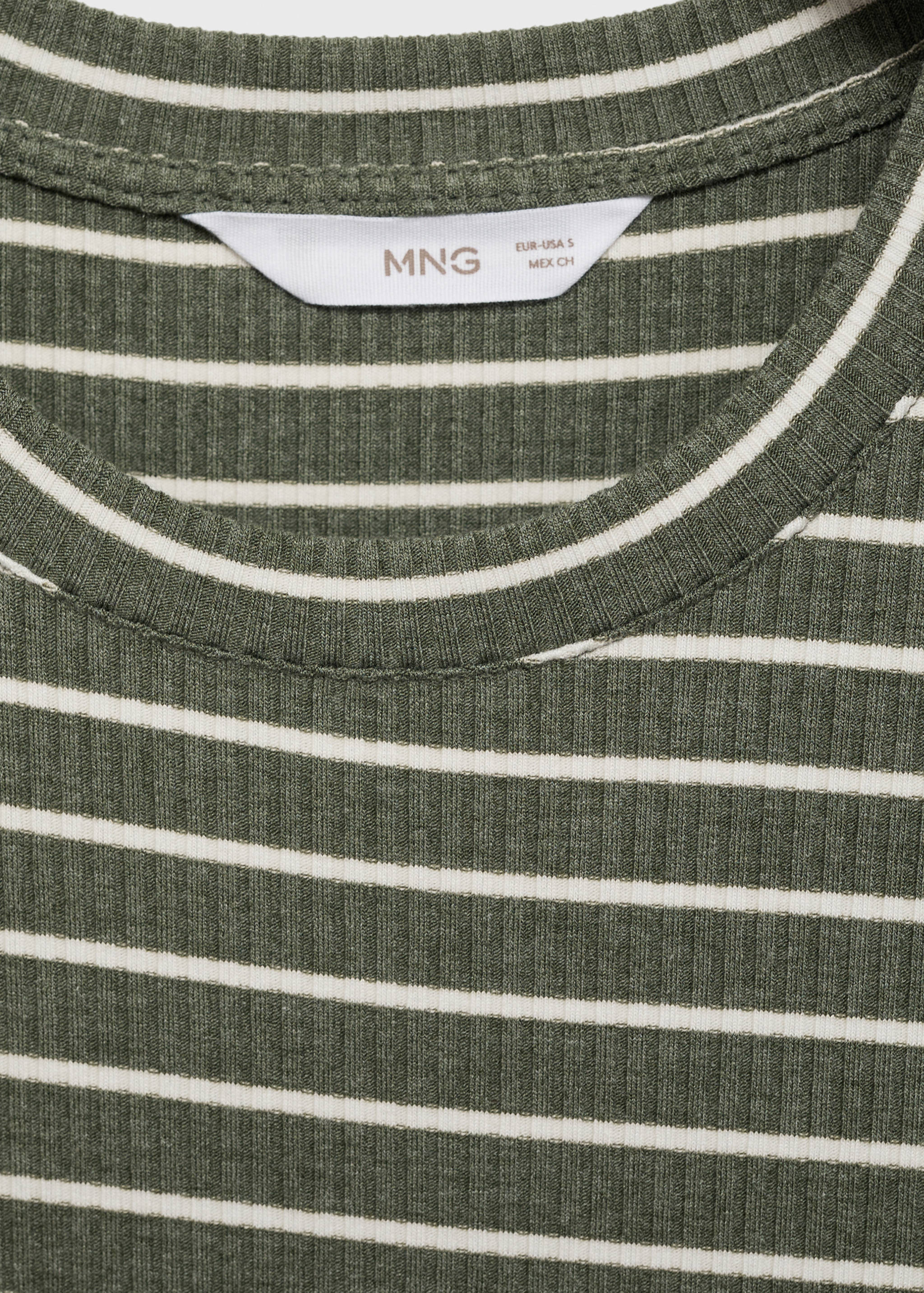 Striped long dress - Details of the article 8