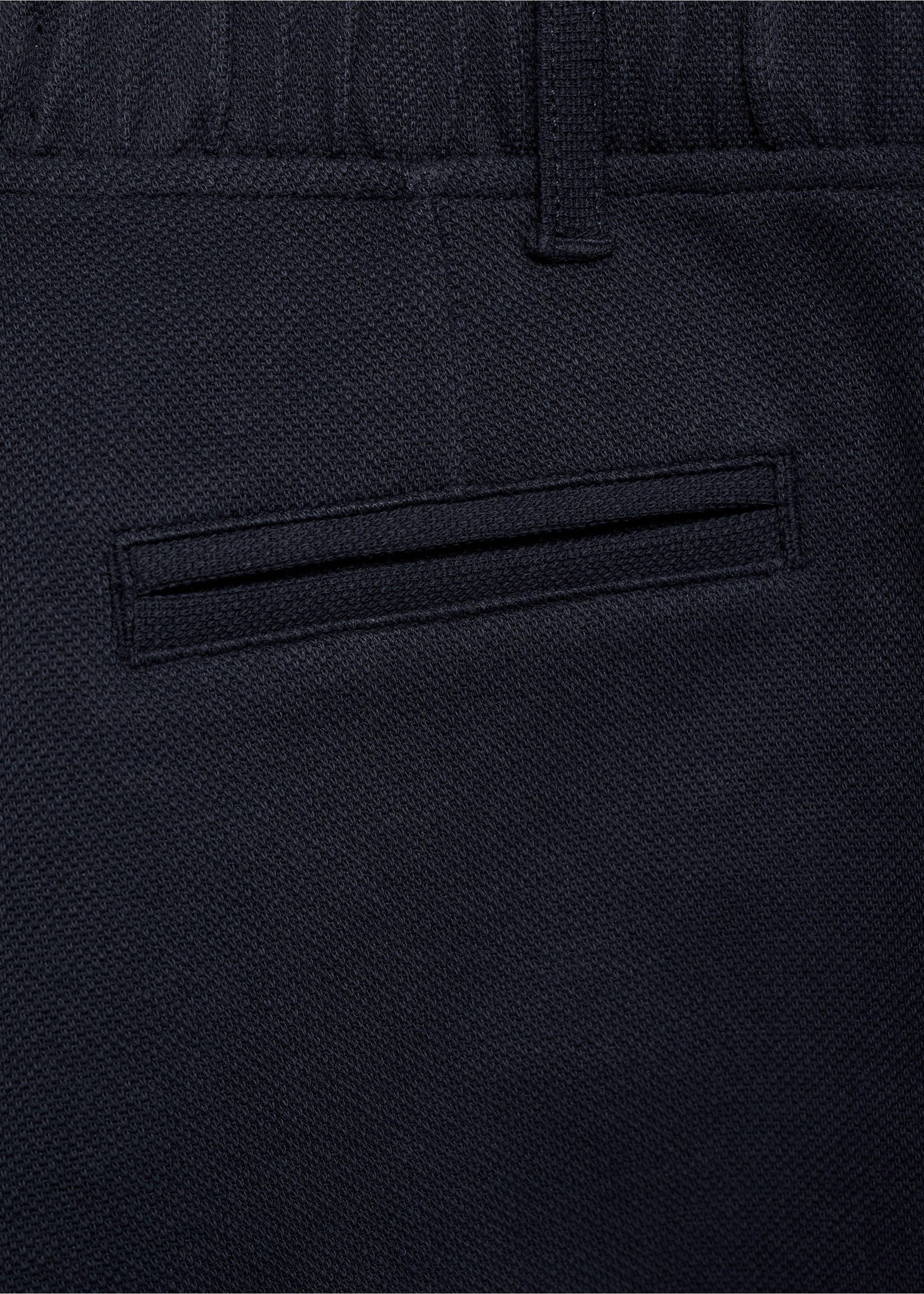 Slim Fit-Anzughose - Detail des Artikels 0, Dunkles Marineblau. Ref: 87085732-00.