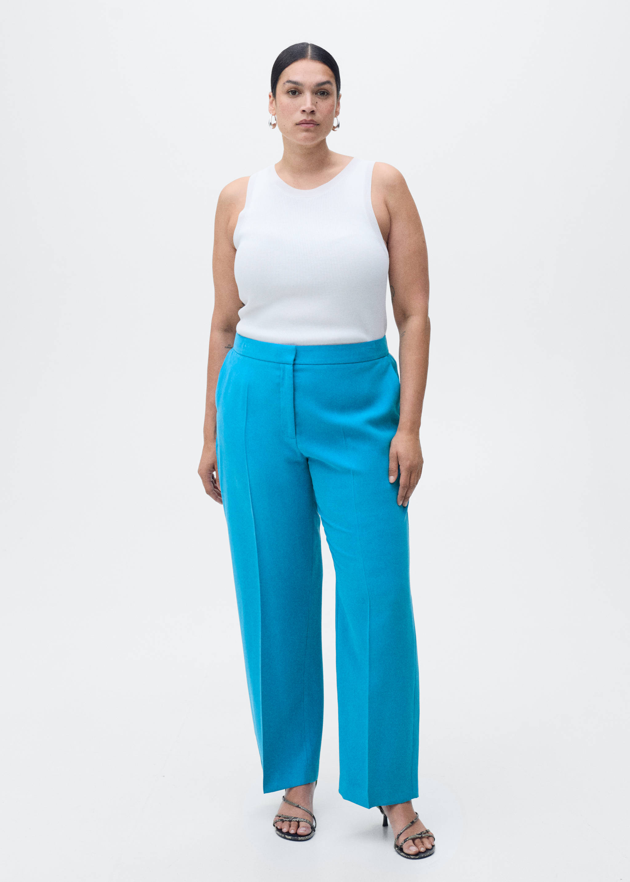 Straight suit trousers - Details of the article 3