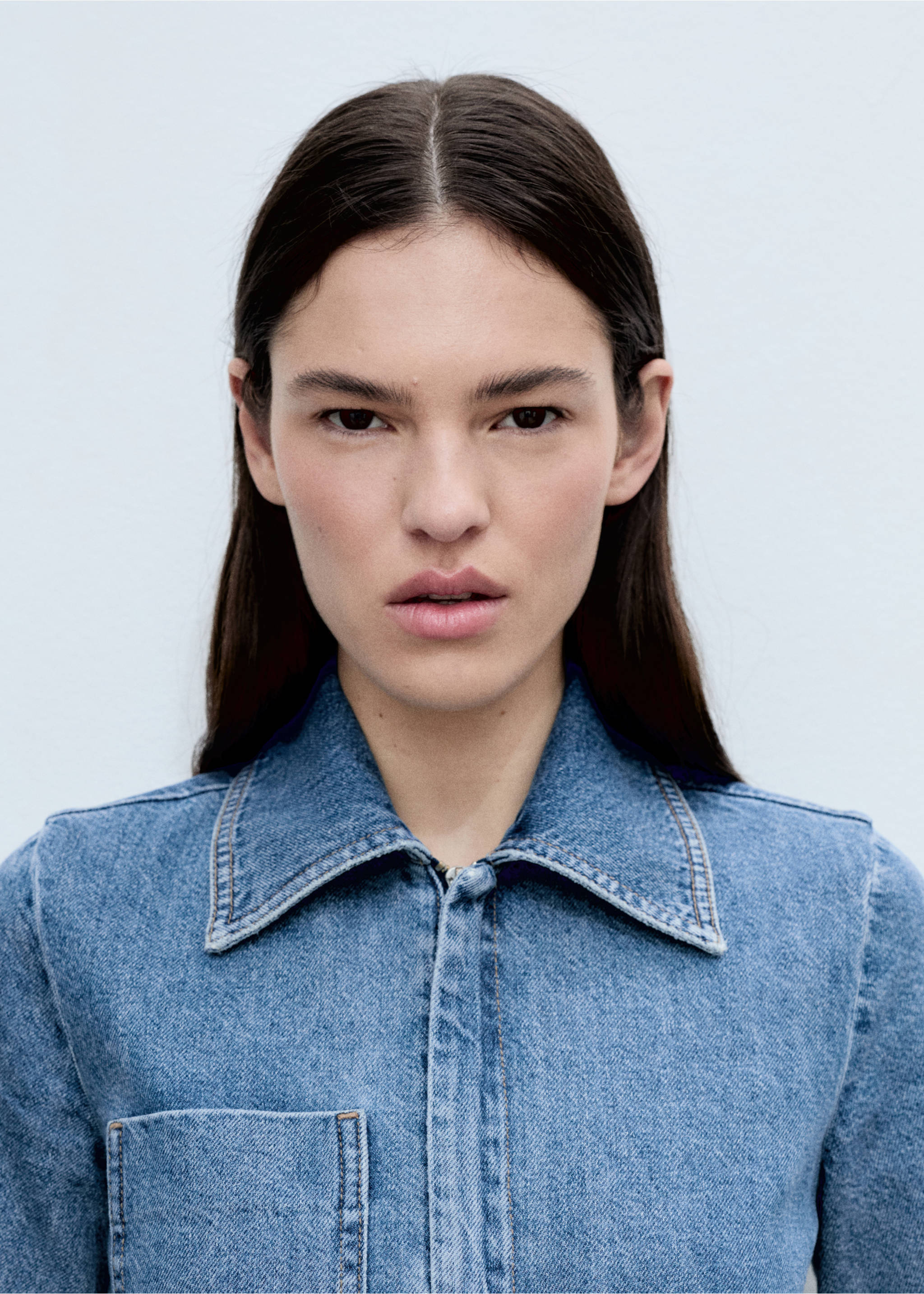 Mono vaquero cinturón - Detalle del artículo 1, Azul medio. Ref: 87085739-00.