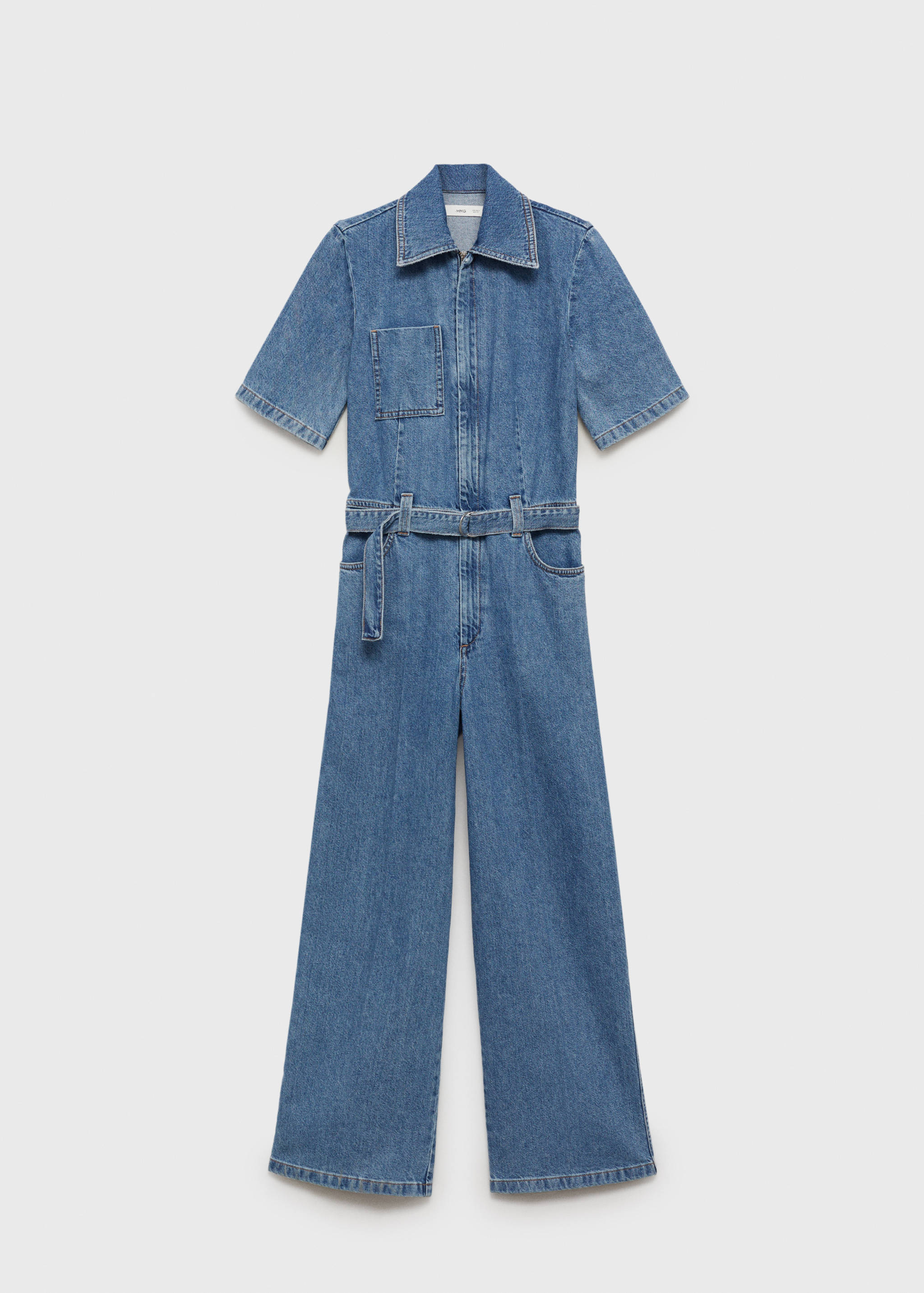 Denim jumpsuit belt - Article without model